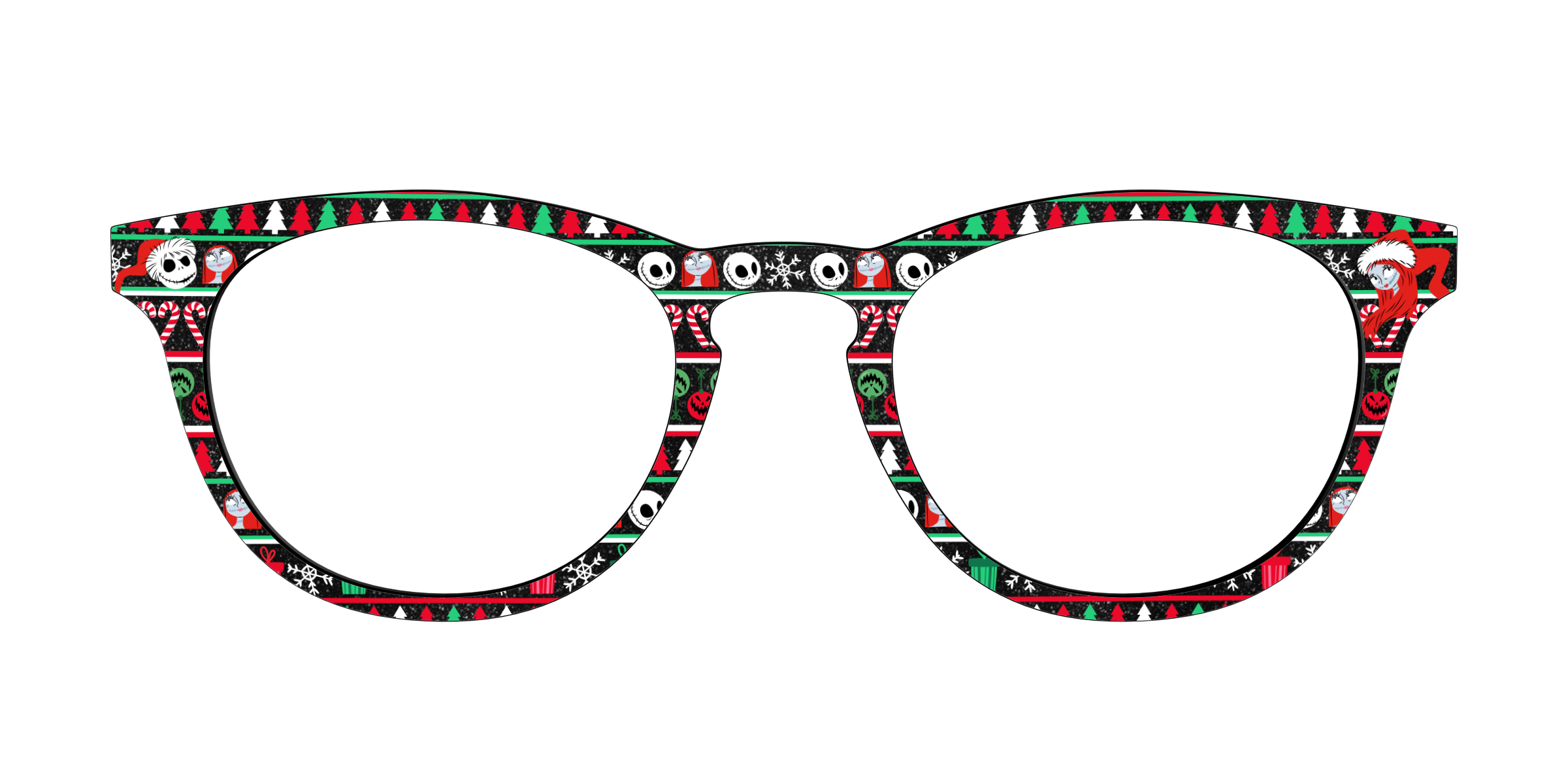 Pair Eyewear Collabs Frightfully Festive Shimmer top occhiali glitter