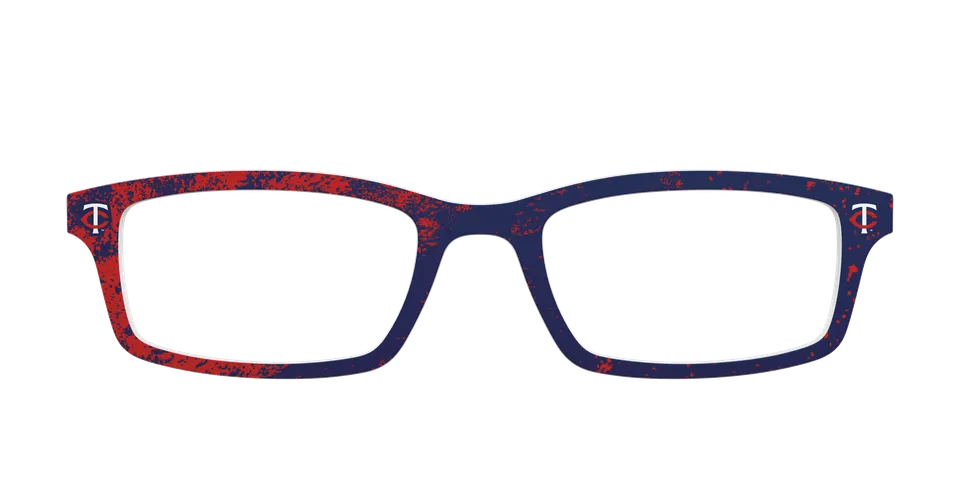 Pair Eyewear School Spirit Twins Home Run top occhiali rosso