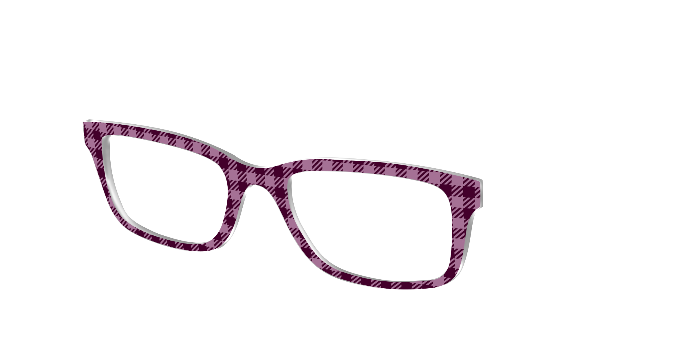 Pair Eyewear Design Tops The Merlot Gingham Top Occhiali AT05
