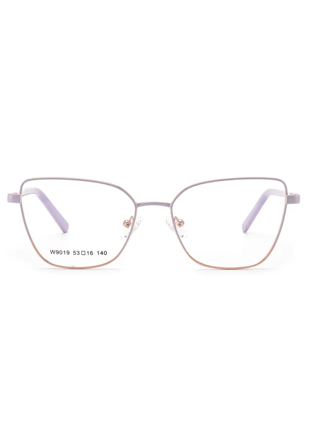 Ouyuan Eyewear W9019 montatura occhiali vista donna cat-eye acciaio