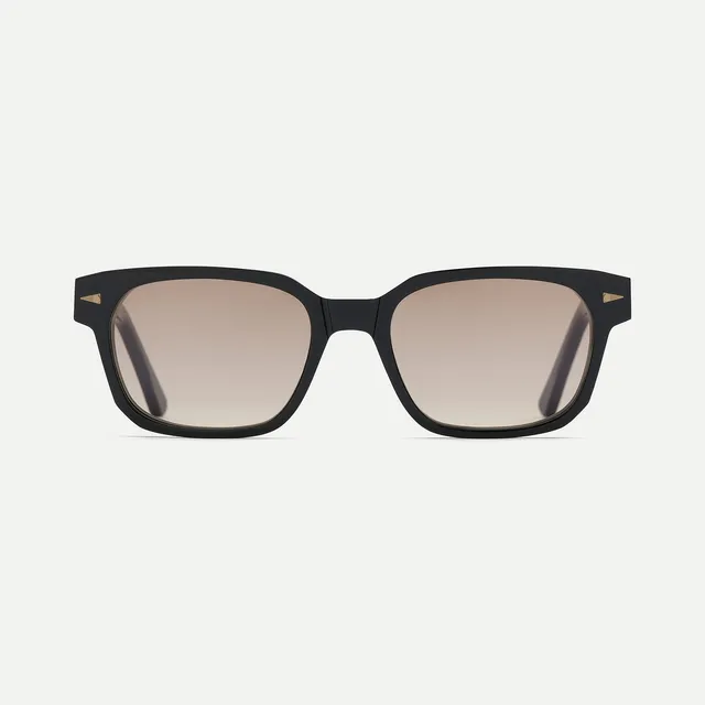 AHLEM Sedaine occhiali da sole Black Brown quadrati gradient
