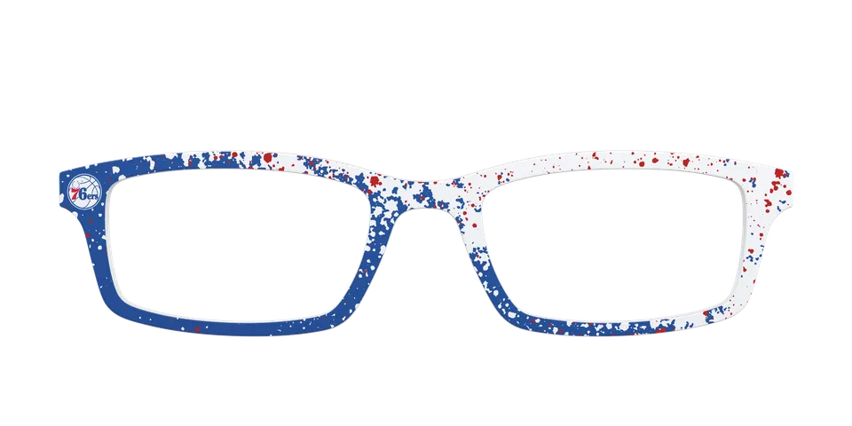 Pair Eyewear School Spirit 76ers Splatter top per Brook