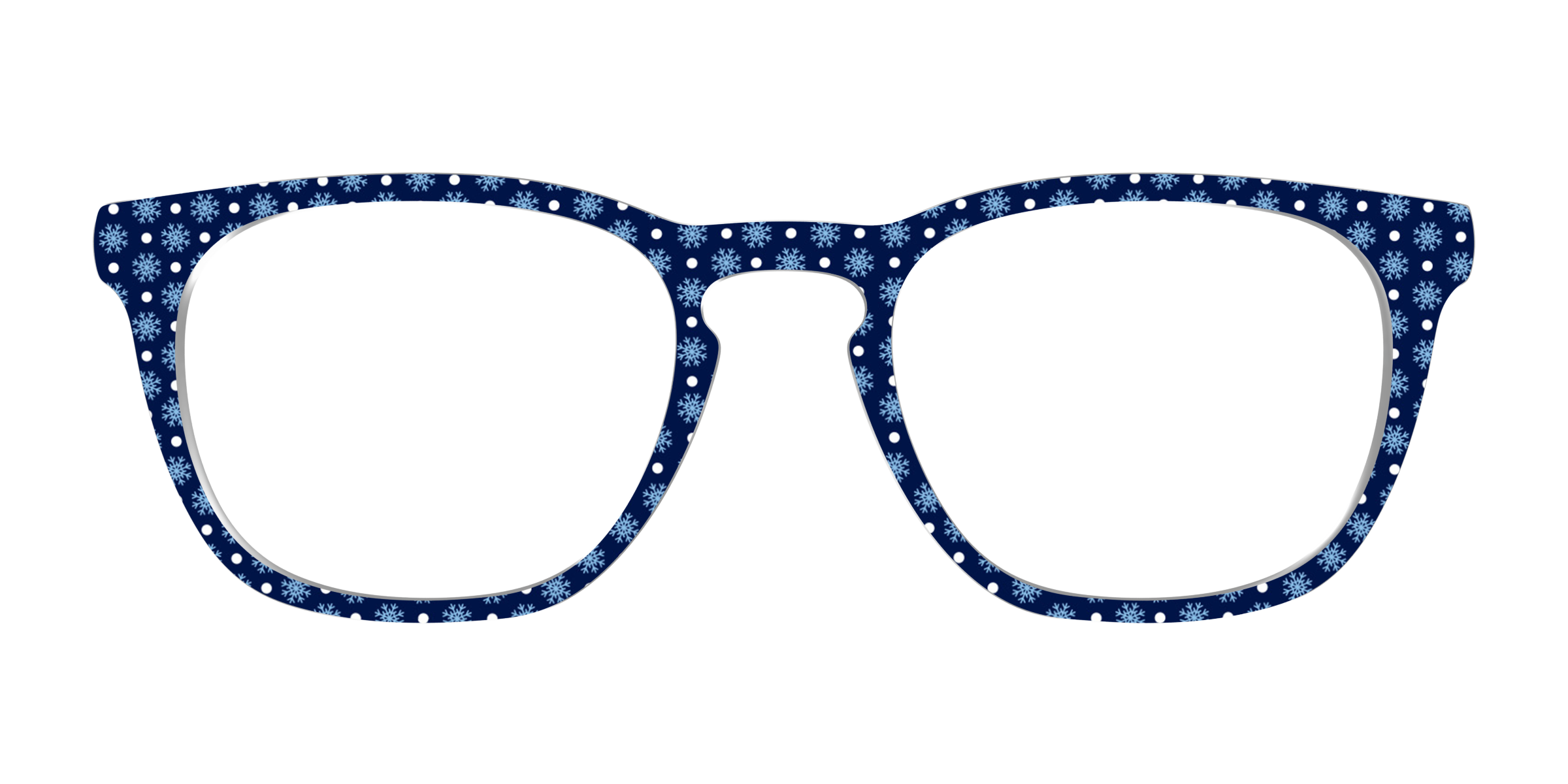 Pair Eyewear Design Tops Snowflake Polka Dot top pois