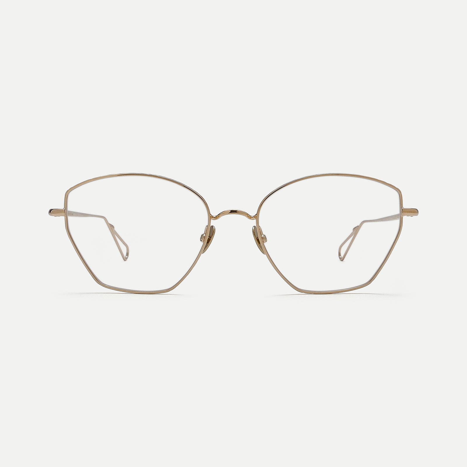 Ahlem Septembre occhiali da vista Peony Gold cat-eye