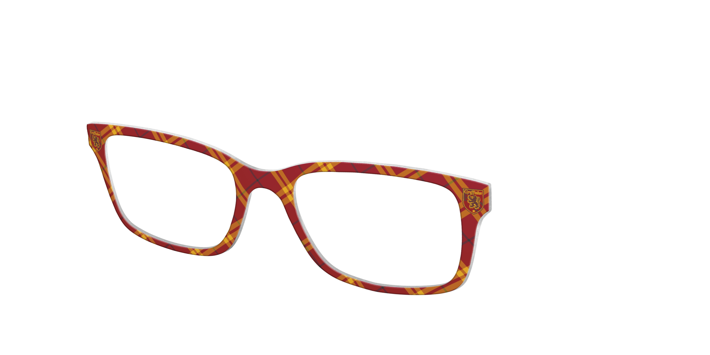 Pair Eyewear Collabs Gryffindor Plaid top occhiali Cedro