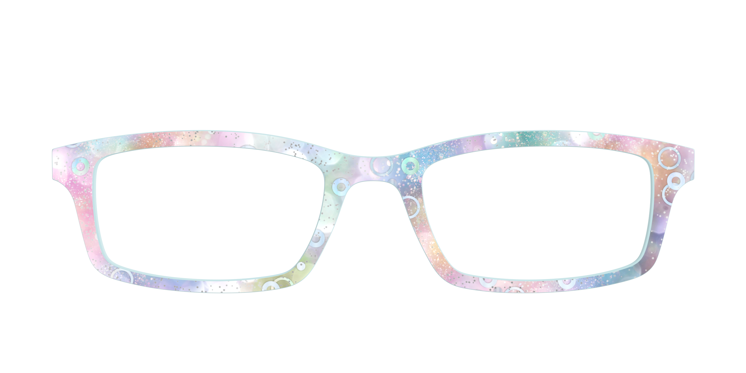 Pair Eyewear Design Tops The Mermaid Bokeh top per occhiali glitter