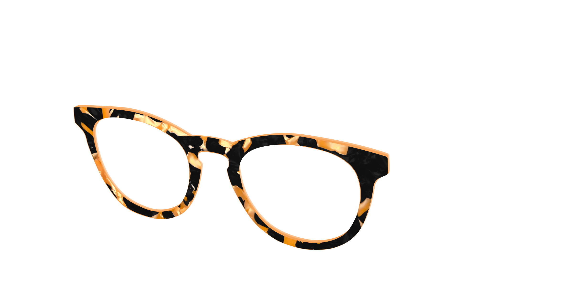 Pair Eyewear Design Tops Pumpkin Camo top occhiali tartarugato