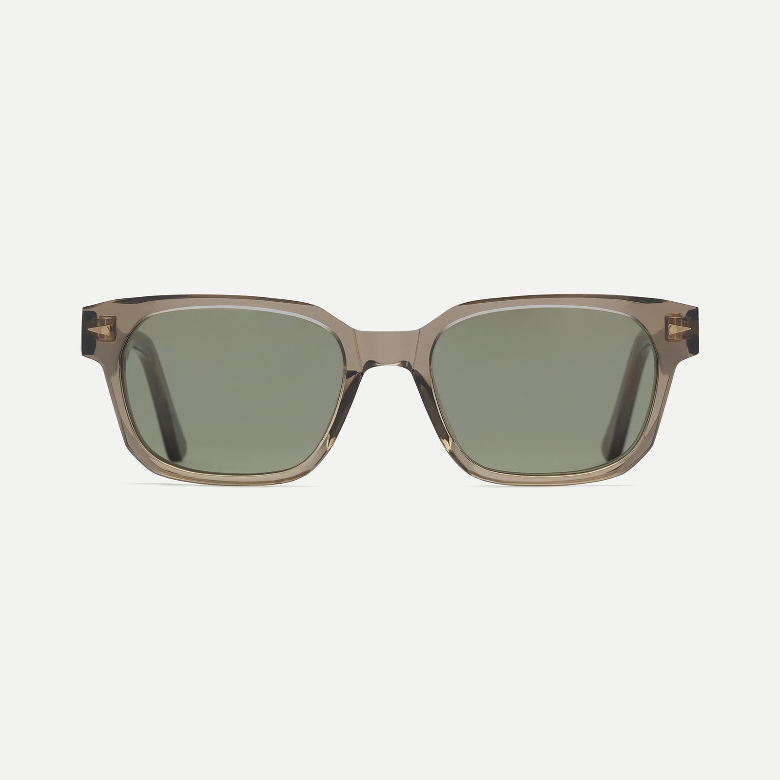 AHLEM Sedaine occhiali da sole Black Brown quadrati gradient