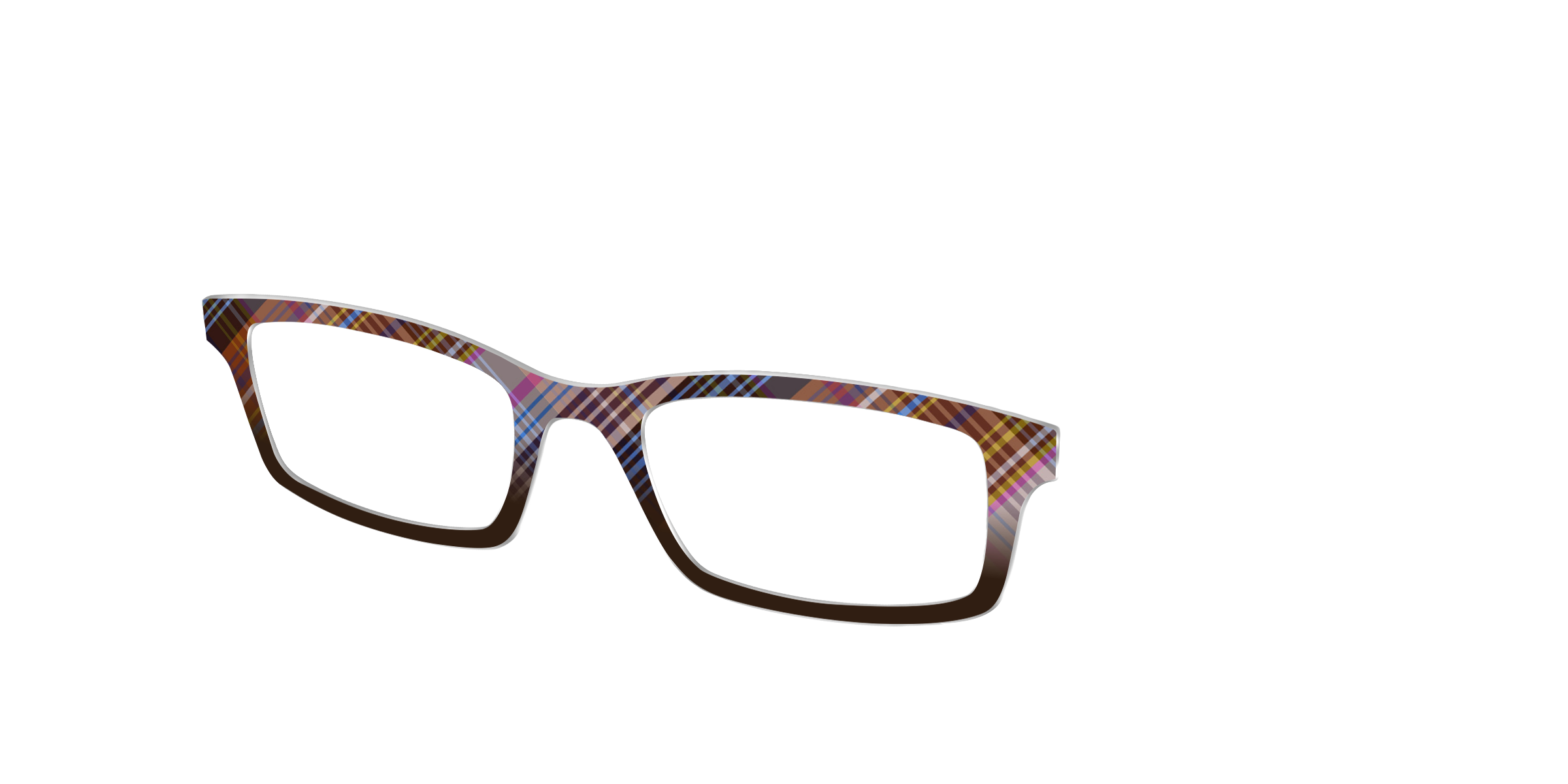 Pair Eyewear Design Tops The Twill Tartan top scozzese AT20