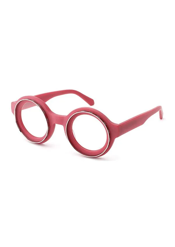 Ouyuan OYMB1494A montatura occhiali vista tonda acetato nera