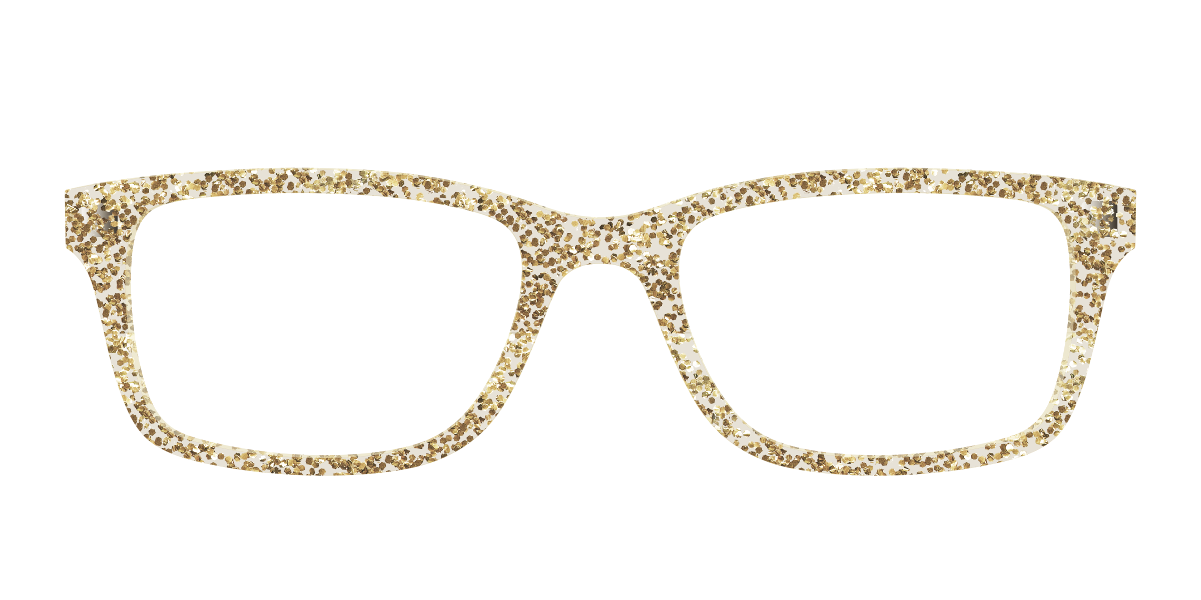Pair Eyewear Solid Tops The Champagne Sparkle frontalino glitter