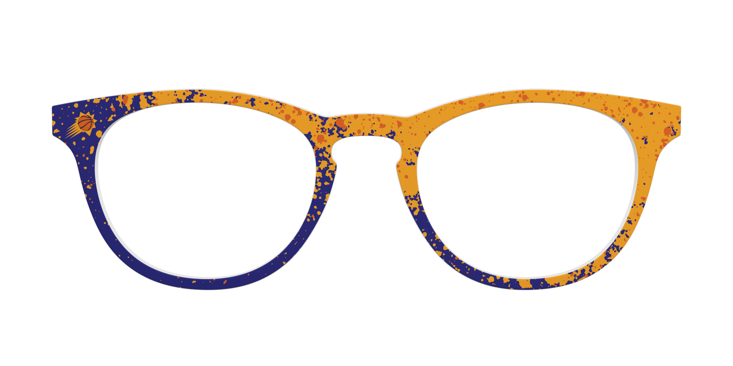 Pair Eyewear School Spirit Suns Splatter top magnetico Cedro