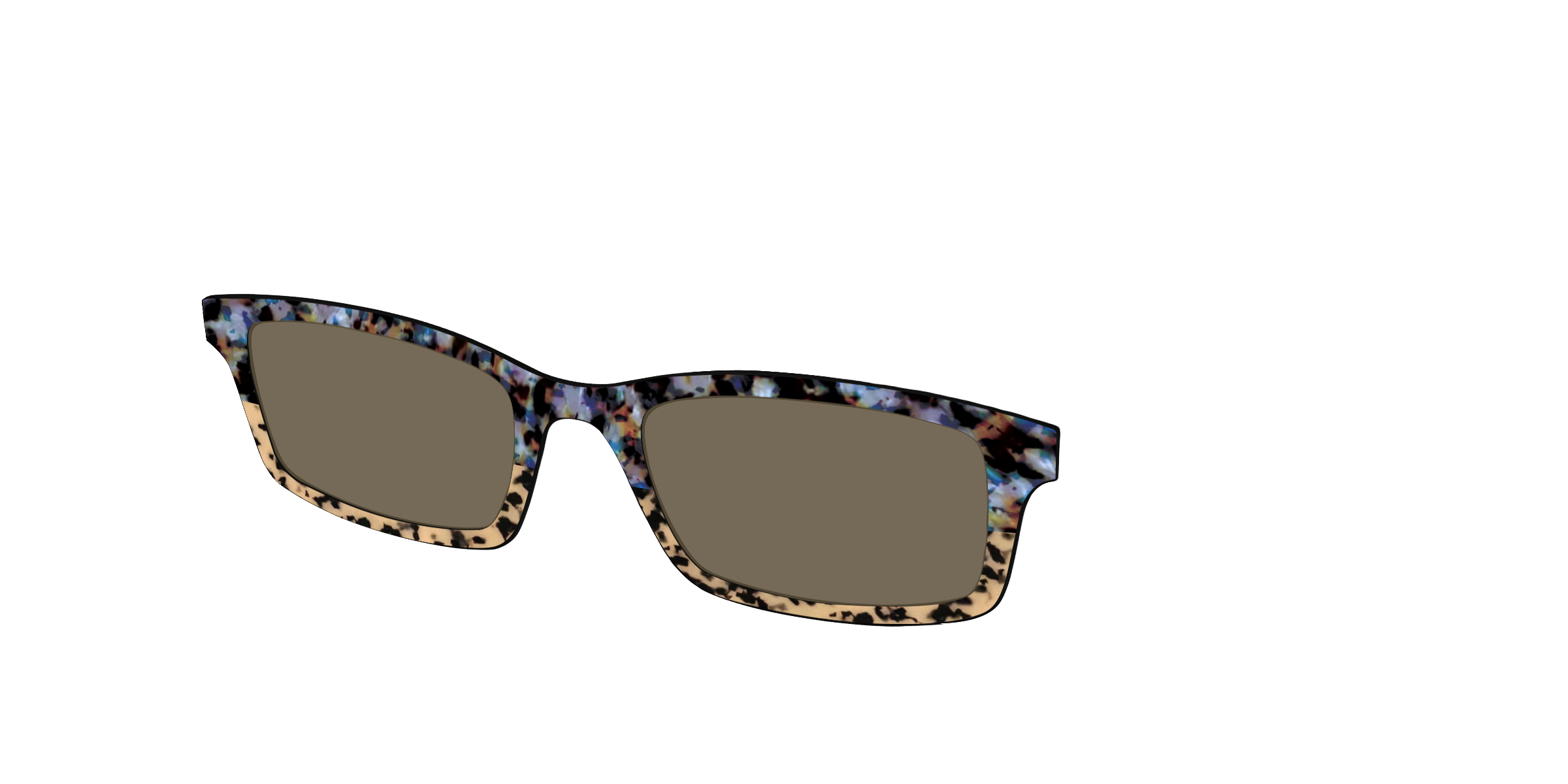 Pair Eyewear Oasis Tortoise Split topper sole polarizzato 551