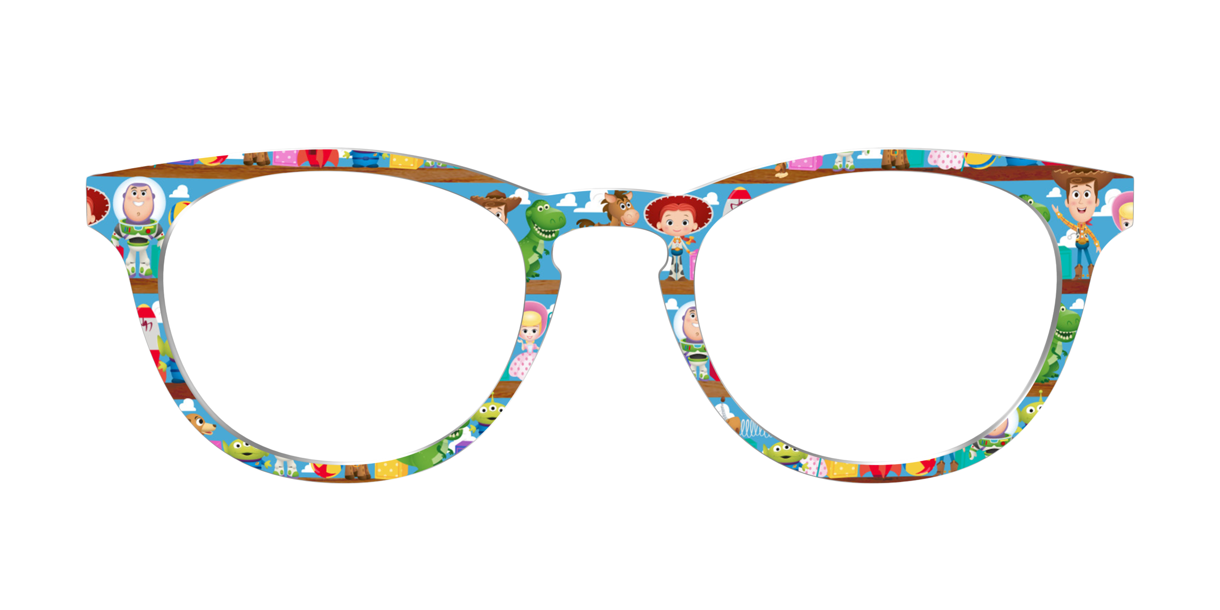 Pair Eyewear Andy's Toy Shelf top frame Cedro azzurro