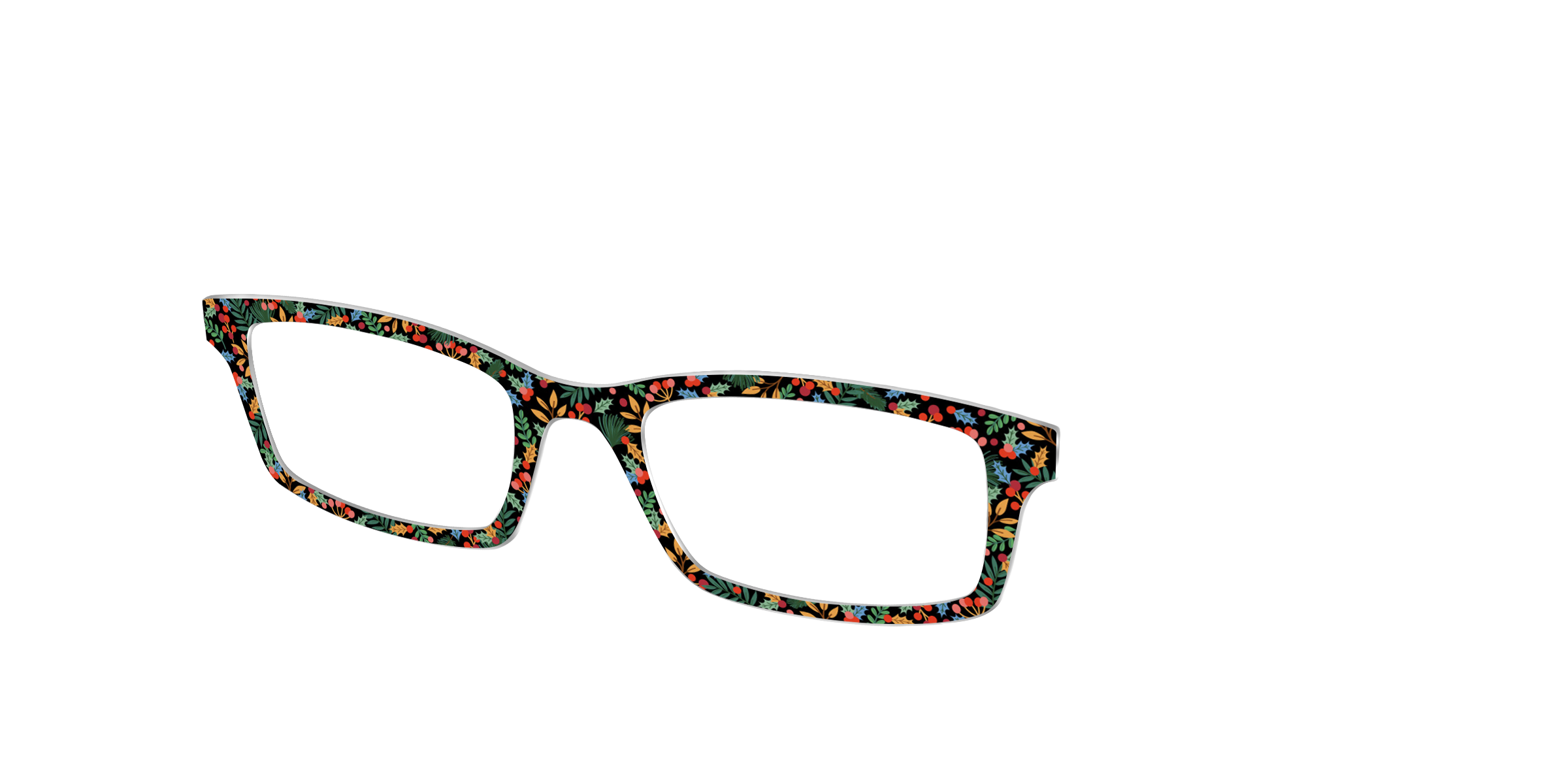 Pair Eyewear Design Tops Holiday Holly cover verde