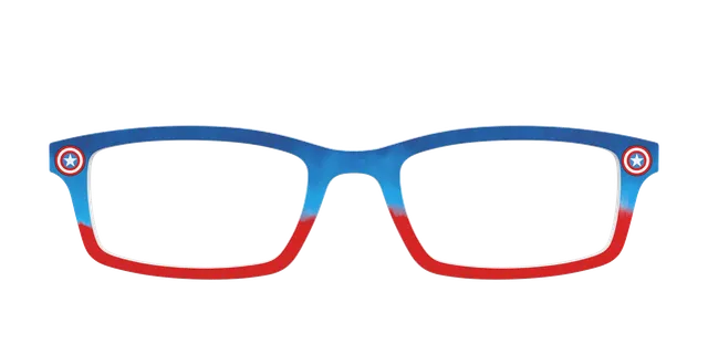 Pair Eyewear Collabs Captain America Shield top per occhiali