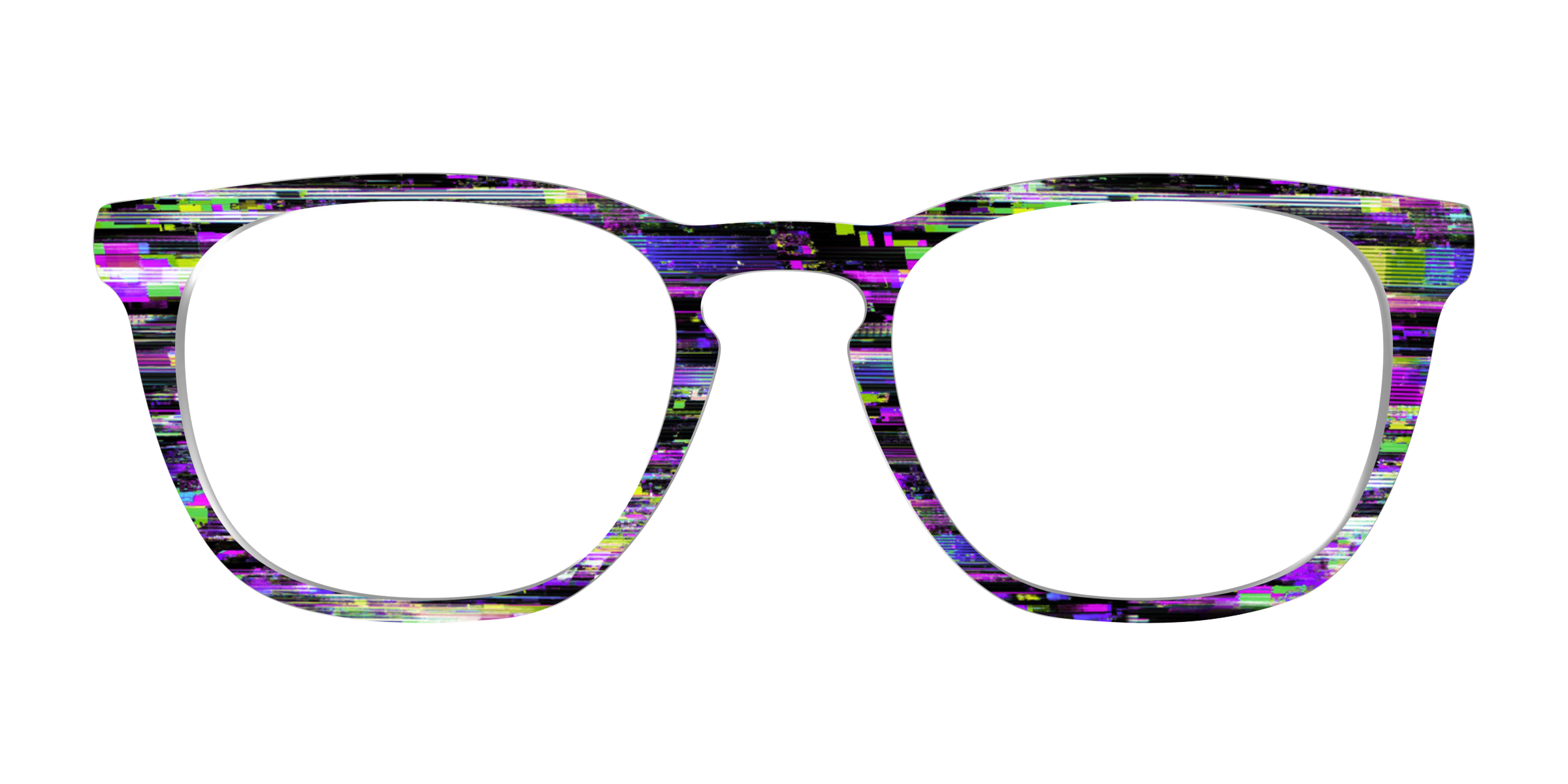 Pair Eyewear Horror Film Glitch top magnetico nero