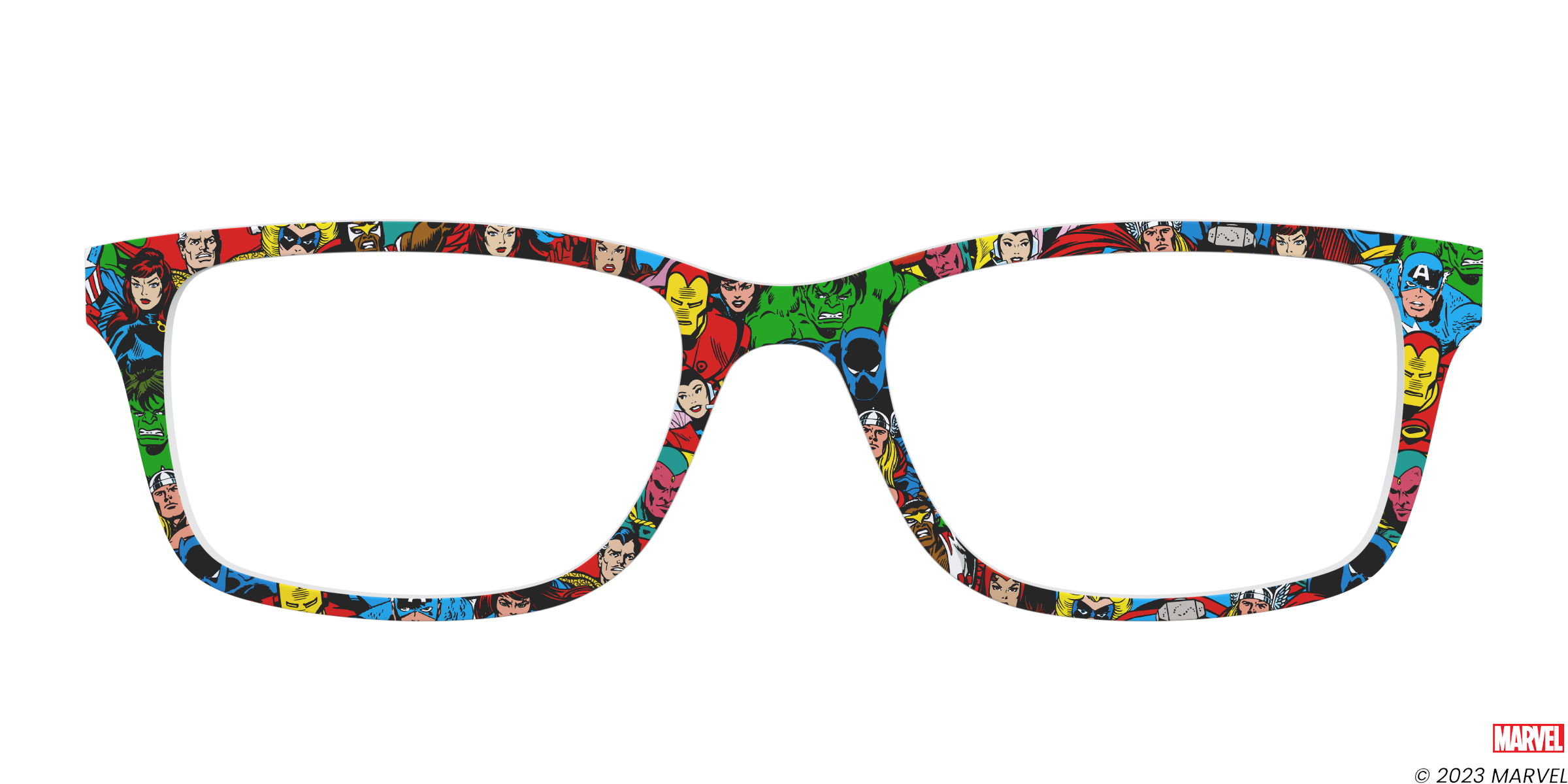 Pair Eyewear Collabs The Avengers Assemble top occhiali MR7