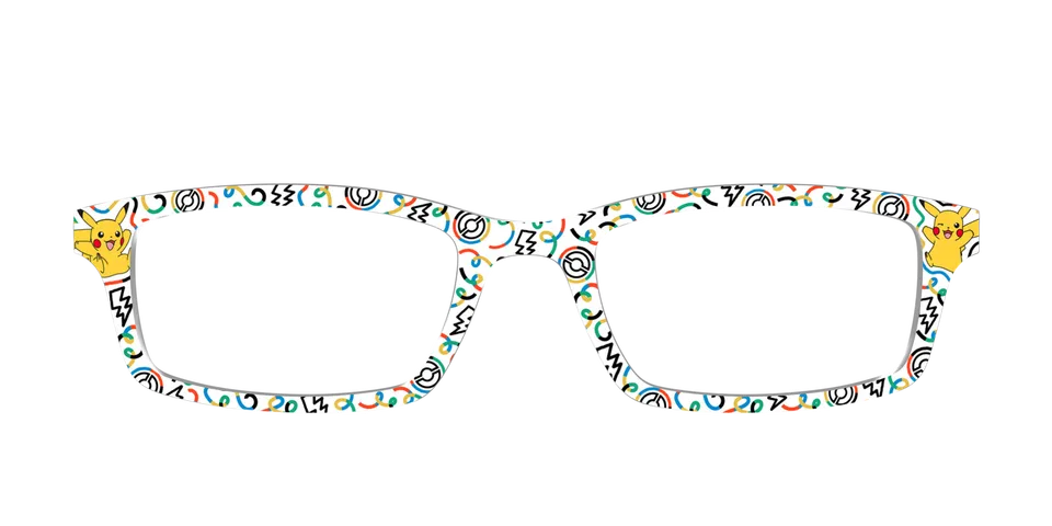 Pair Eyewear Collabs Pikachu Doodle top per occhiali giallo PK10