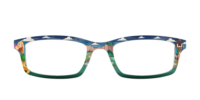 Pair Eyewear Collabs Rapunzel's Castle top occhiali Cedro