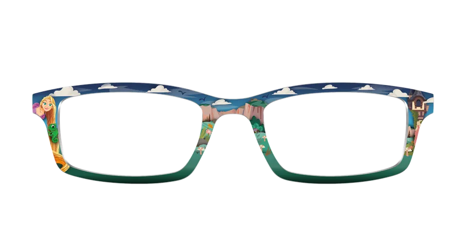 Pair Eyewear Collabs Rapunzel's Castle top occhiali Cedro