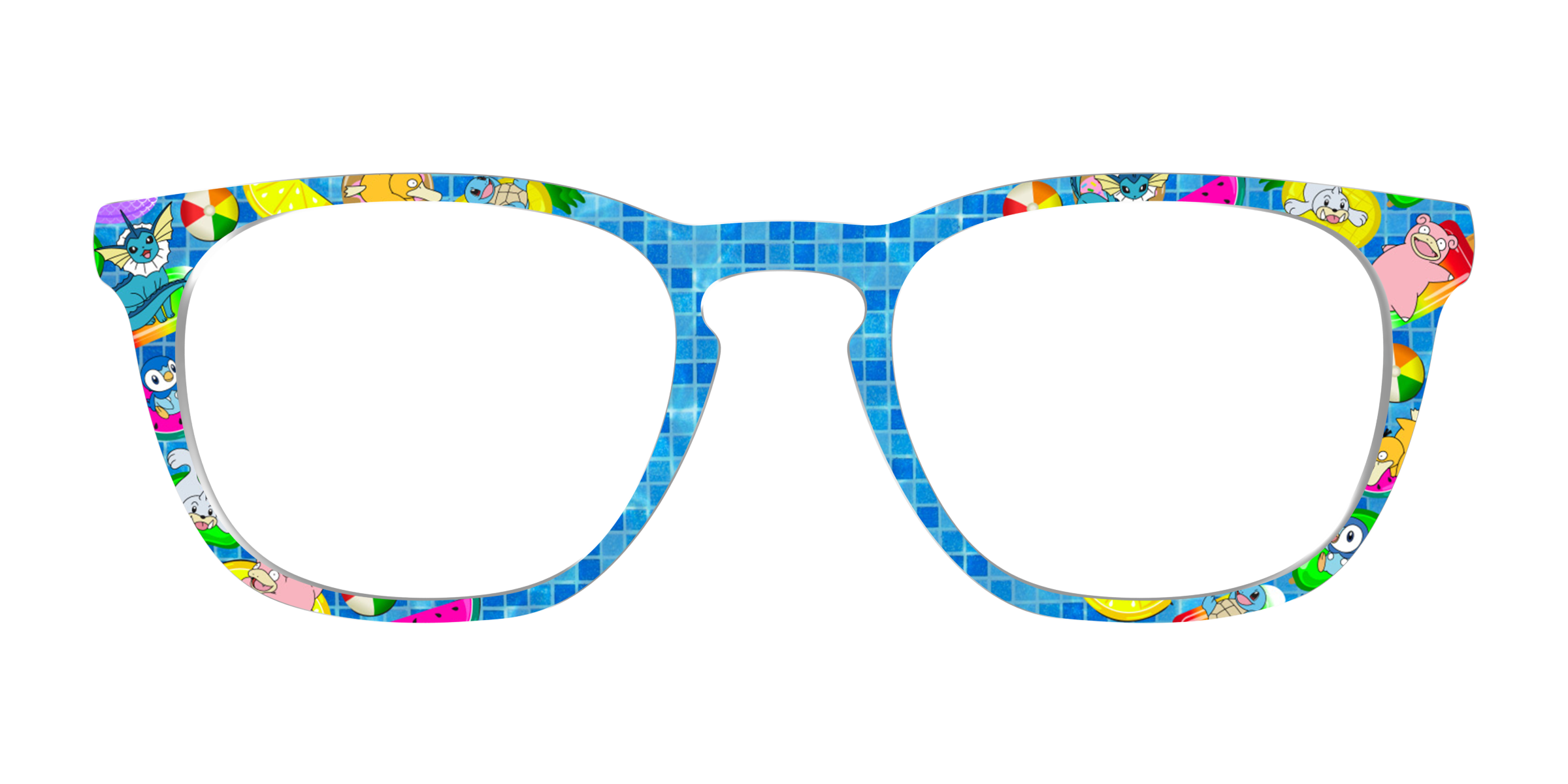 Pair Eyewear Collabs Water Type Top Occhiali Azzurro