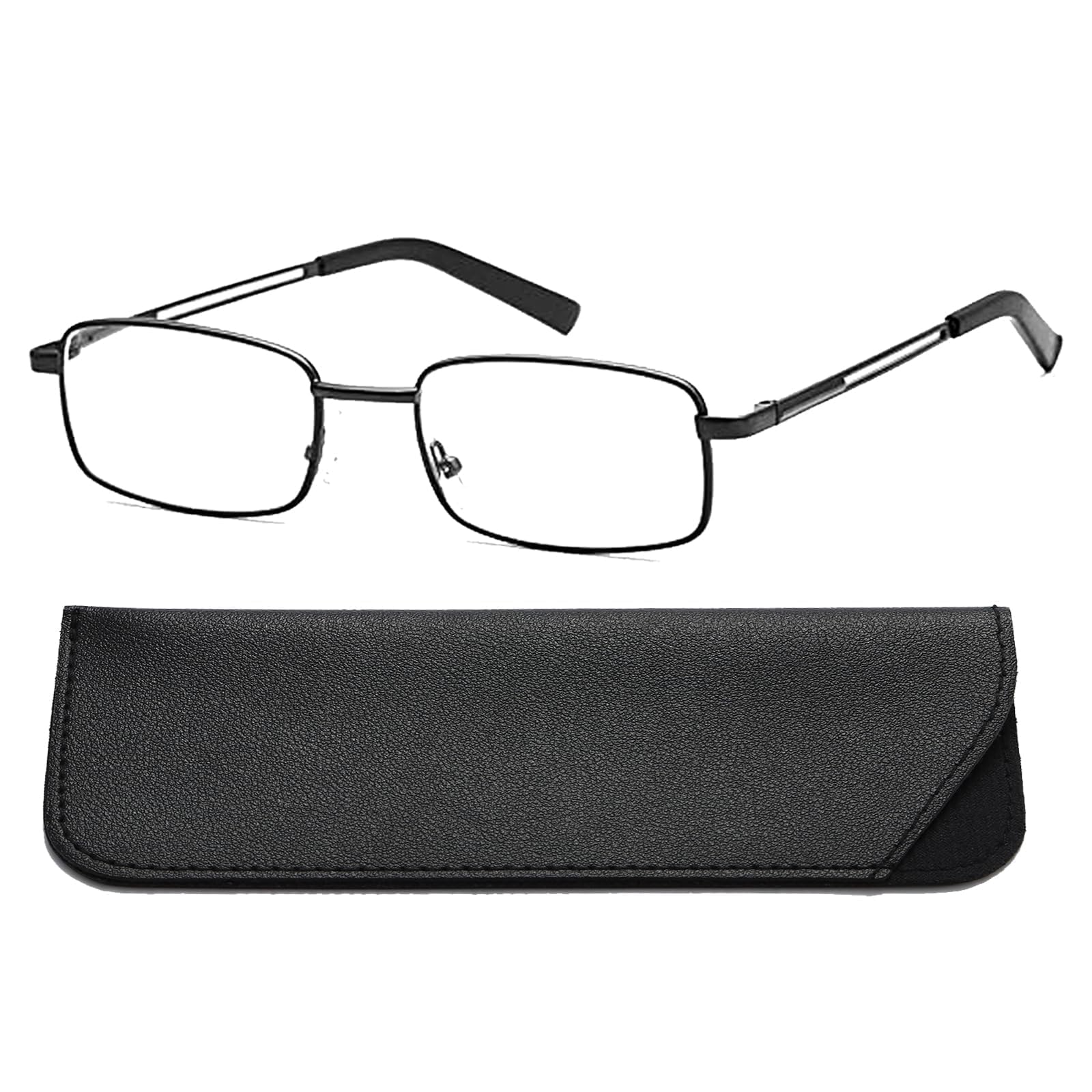 Hubeye Half Moon Occhiali Lettura 1,0 Nero/Grigio 2 Paia Anti Blu