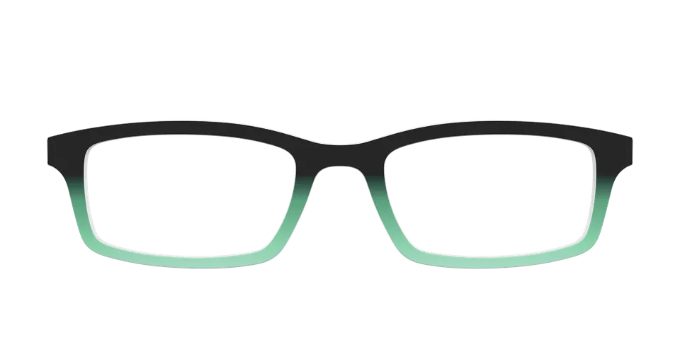 Pair Eyewear Solid Tops Black Spearmint Gradient top Serra