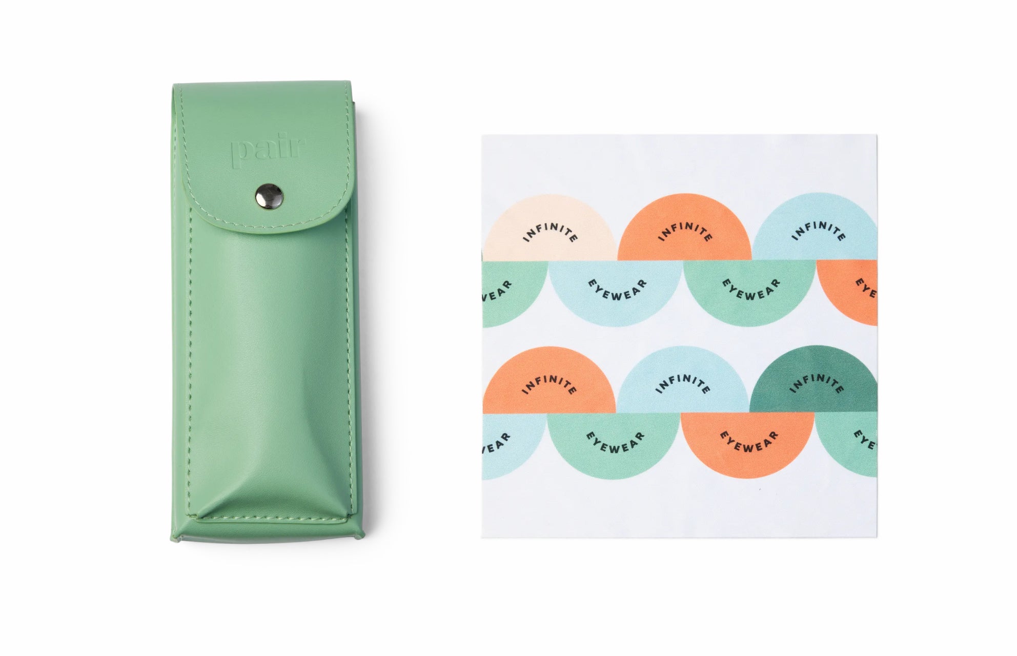Pair Eyewear Accessories Pocket Case custodia verde Evergreen