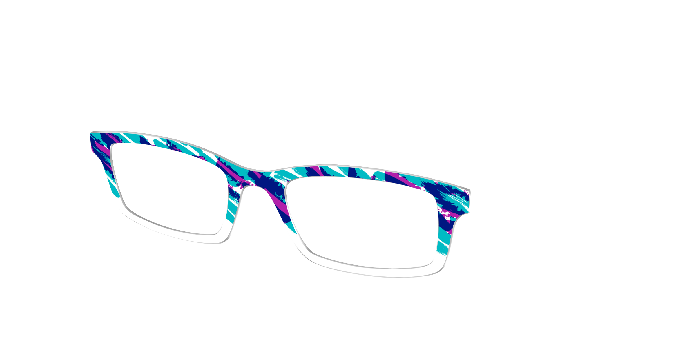 Pair Eyewear Design Tops The Jazzy Scribble top per occhiali magnetico