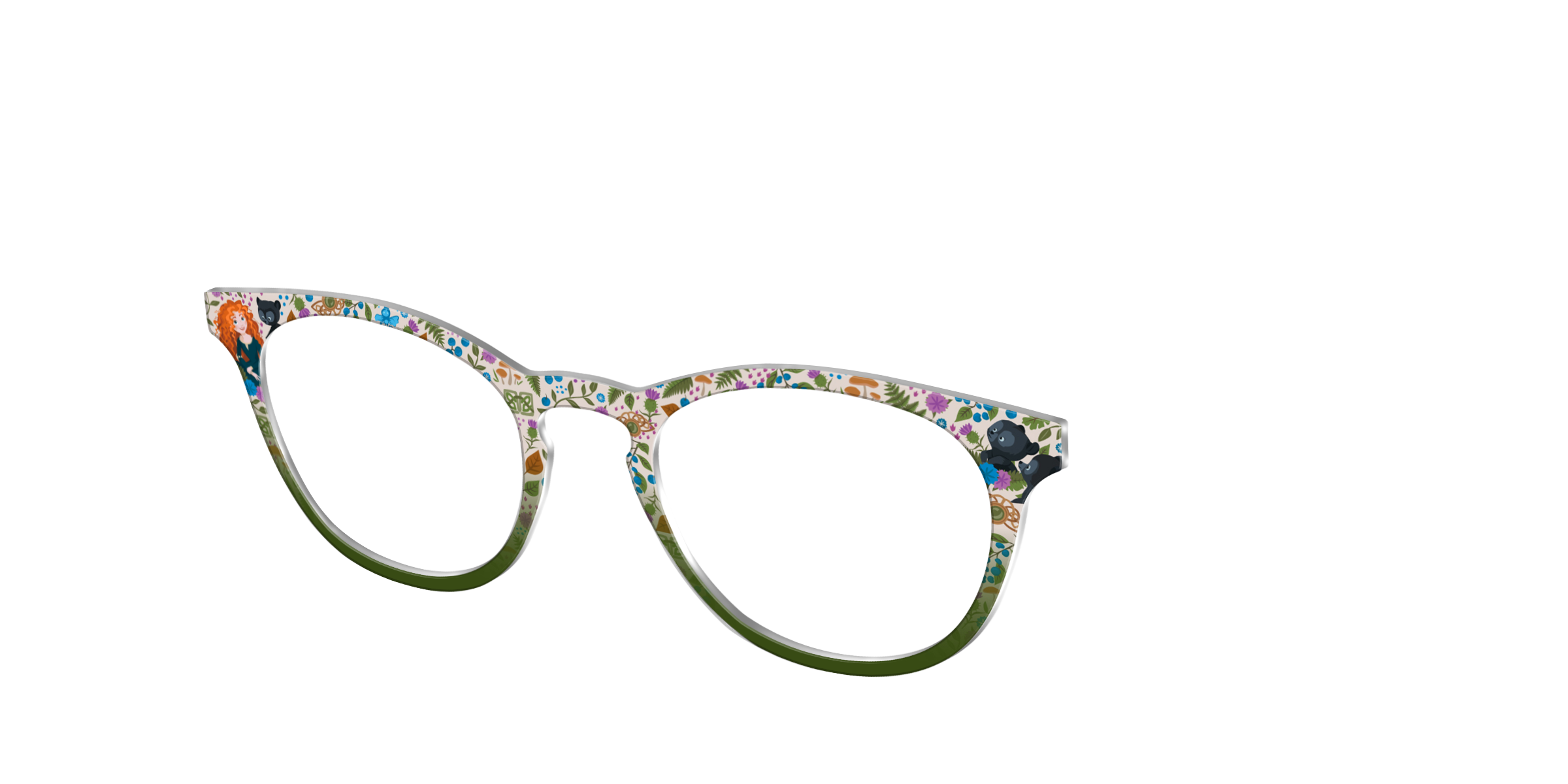 Pair Eyewear Collabs Merida Brave Floral top fiori