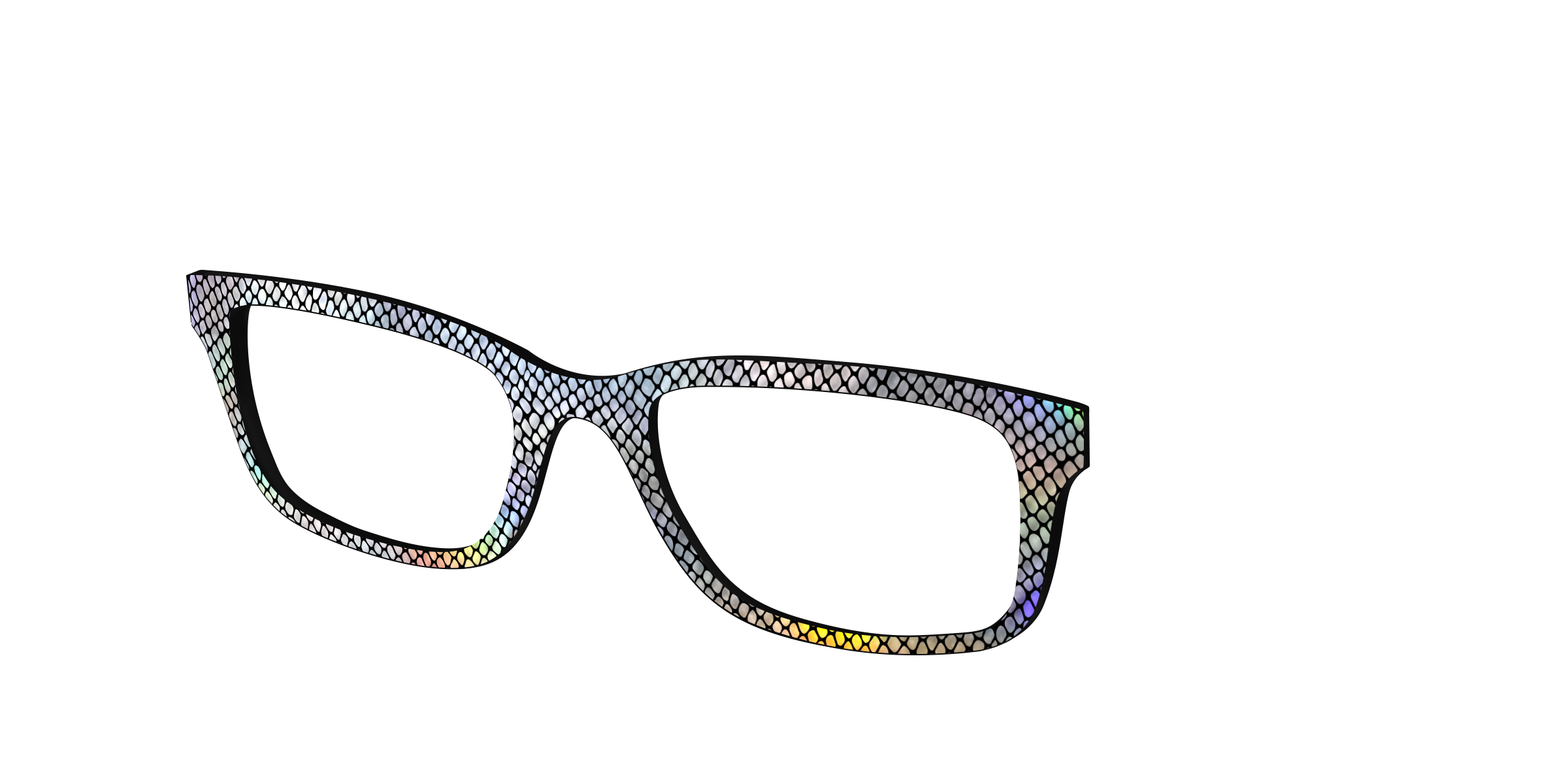 Pair Eyewear Design Tops The Iridescent Serpent top per occhiali