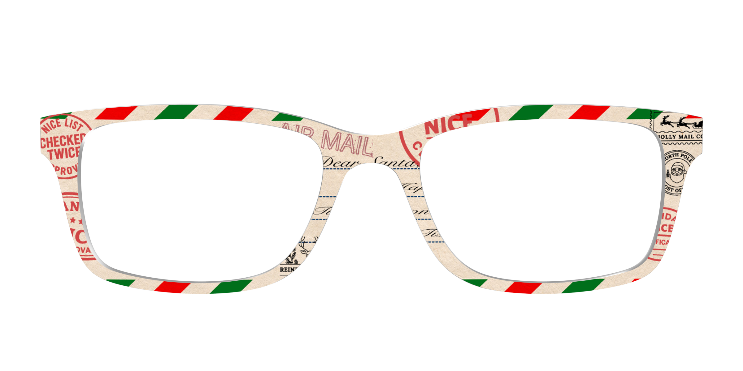 Pair Eyewear Design Tops Letter to Santa top magnetico Natale
