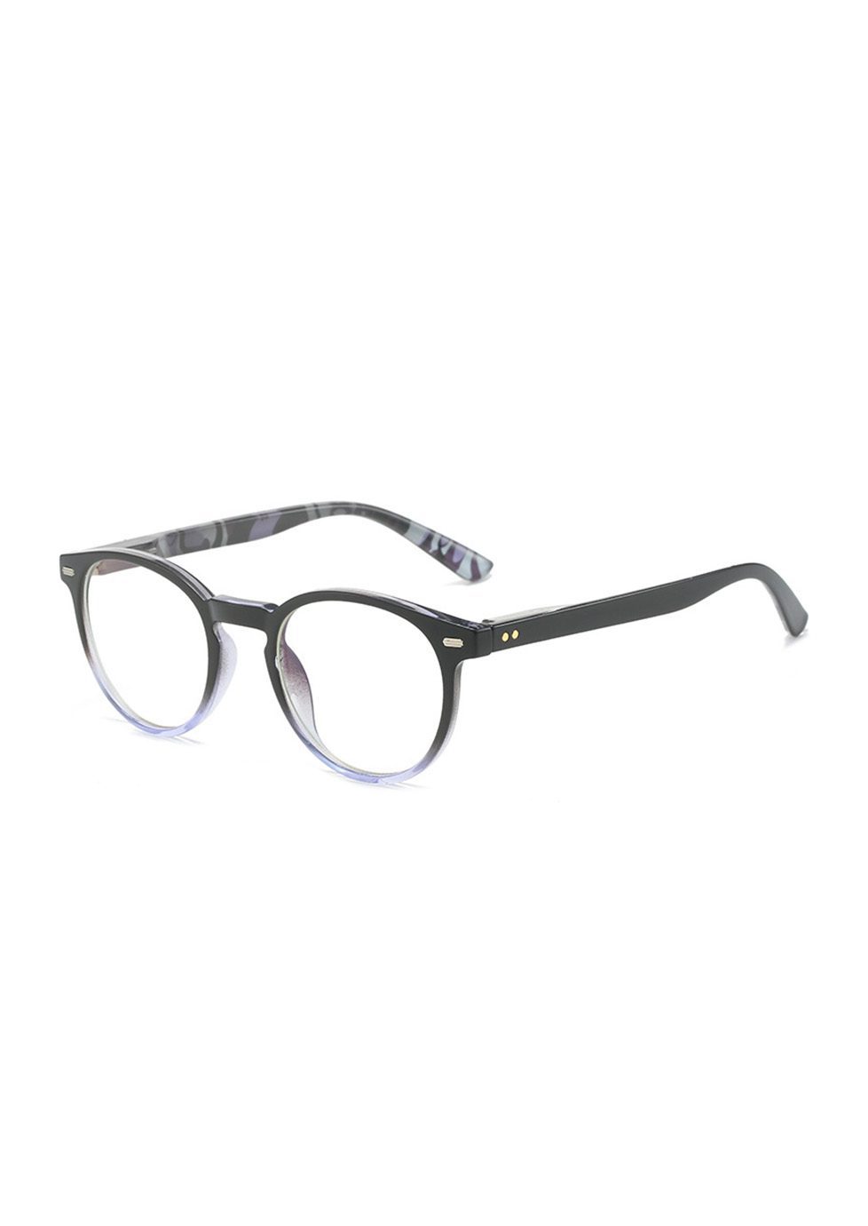 Ouyuan Reading Glasses 2026612 occhiali lettura rotondi +2,00 blu