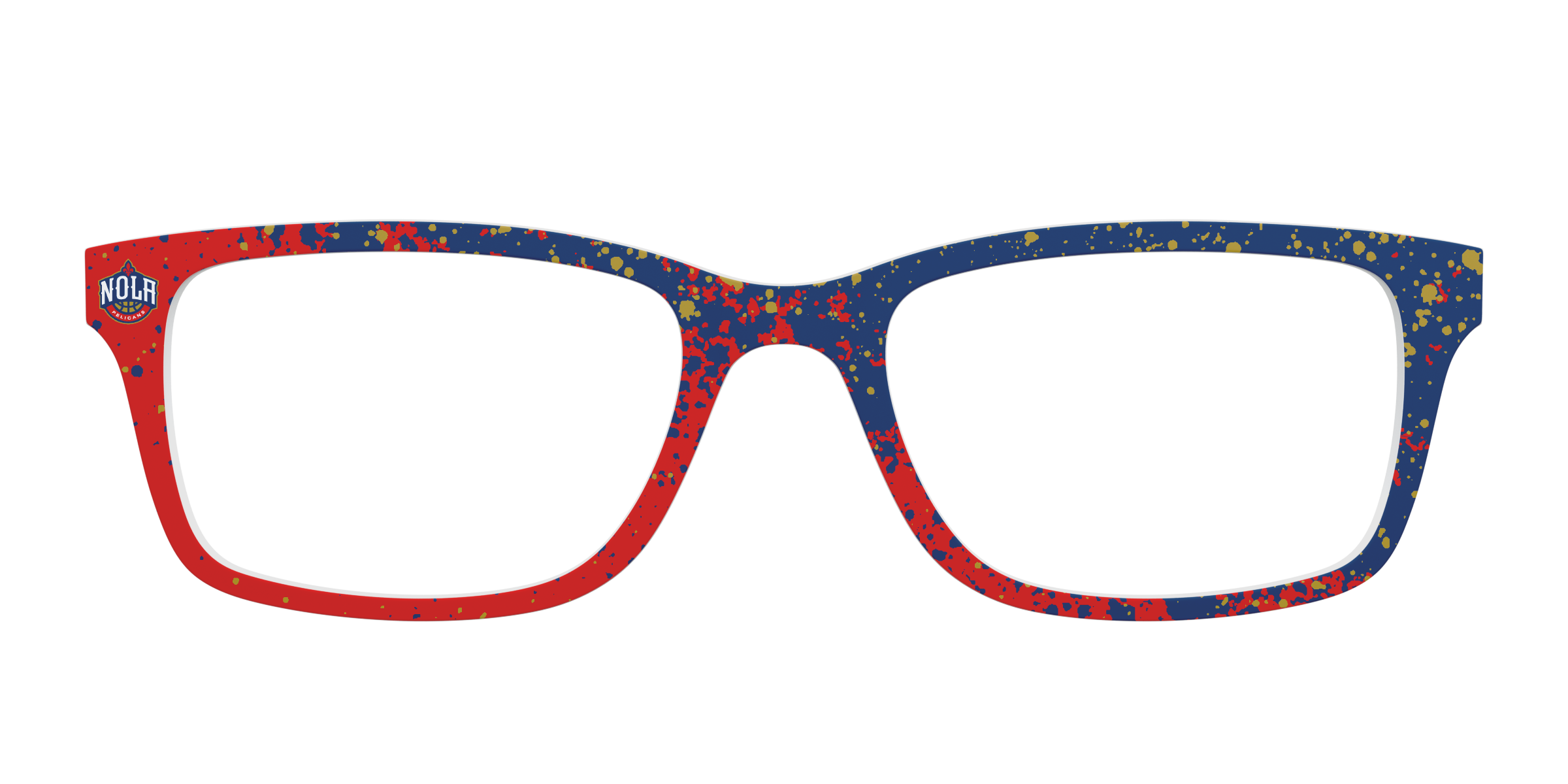 Pair Eyewear School Spirit Pelicans top occhiali blu oro