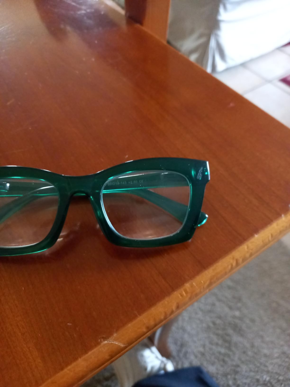 Hubeye Retro Oversized occhiali lettura +2.50 nero verde luce blu