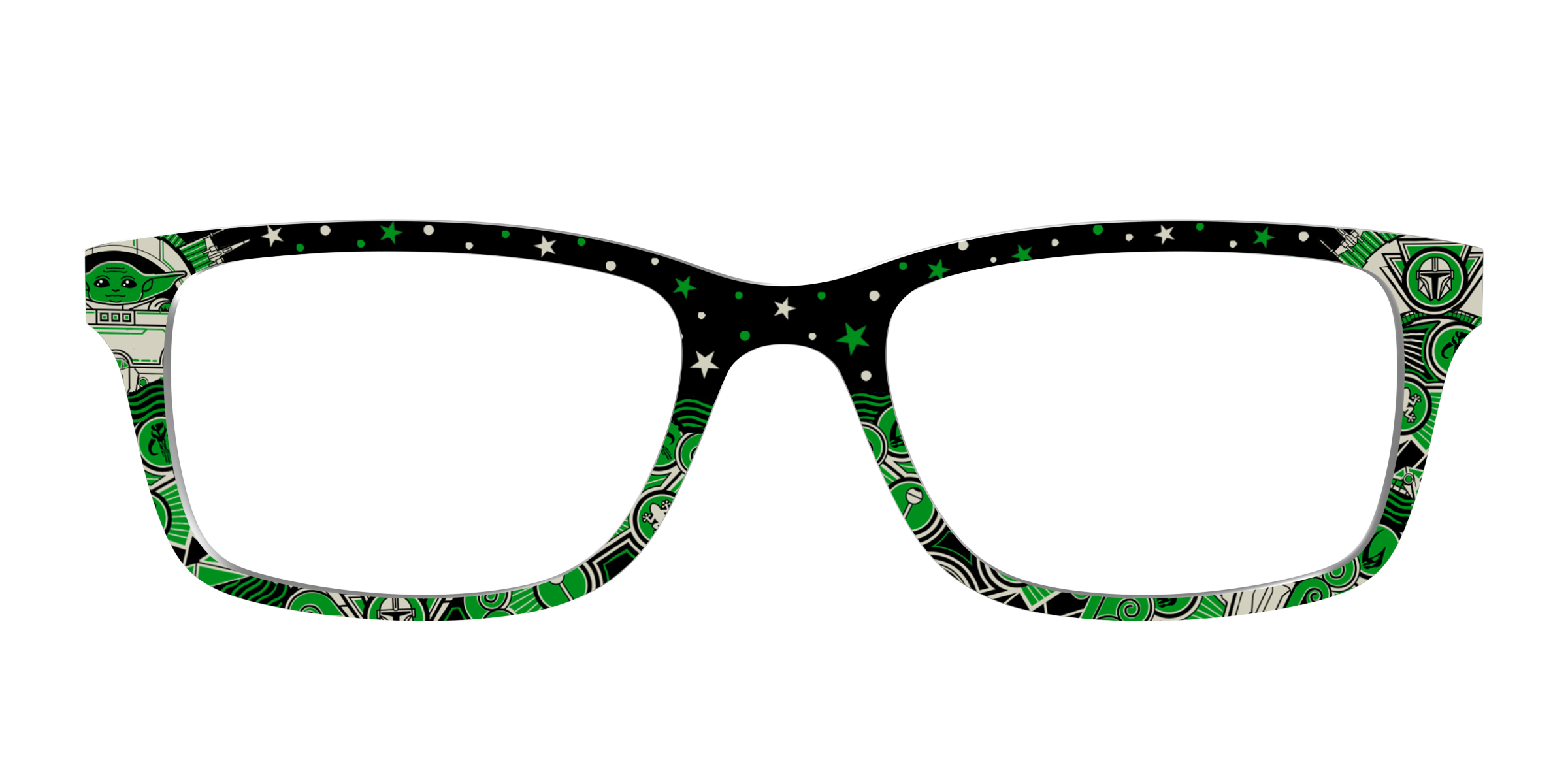 Pair Eyewear Collabs Grogu Deco Galaxy topper occhiali SW38