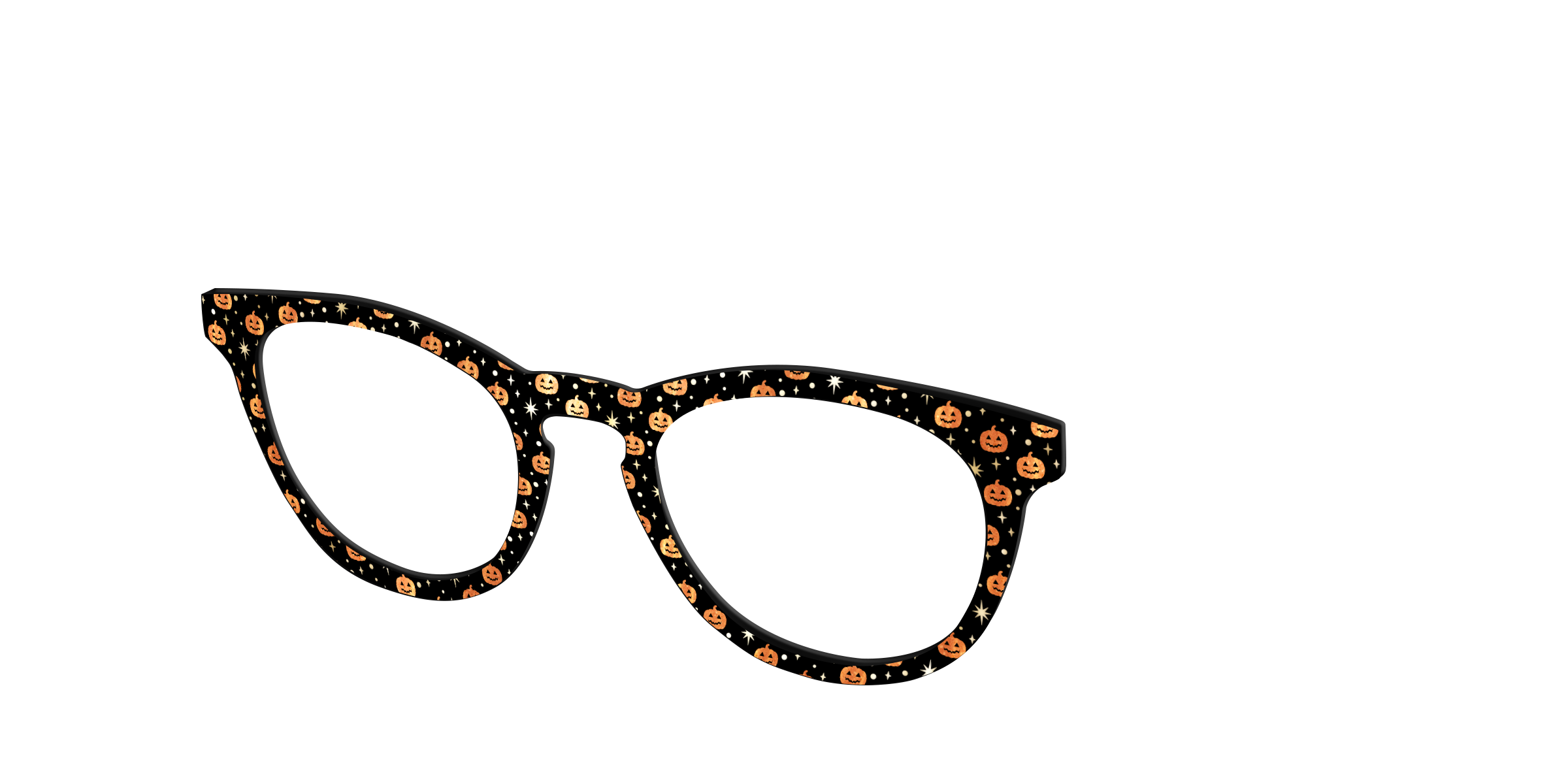 Pair Eyewear Design Tops Shimmer Jack-o'-Lanterns top occhiali