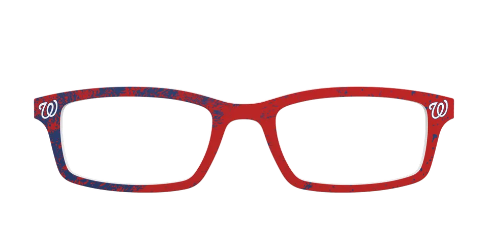 Pair Eyewear School Spirit Nationals Home Run top occhiali rosso MLB
