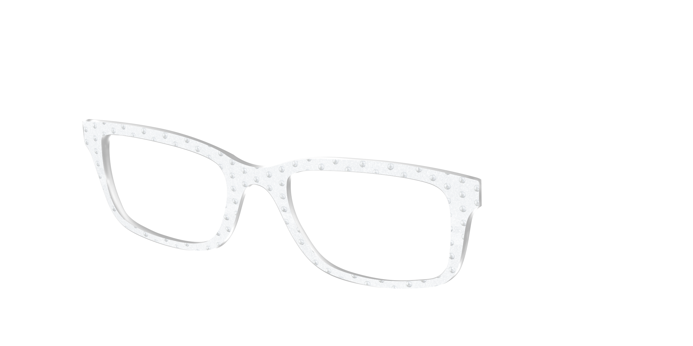 Pair Eyewear Design Tops Pearl Shimmer Polka Dots top pois