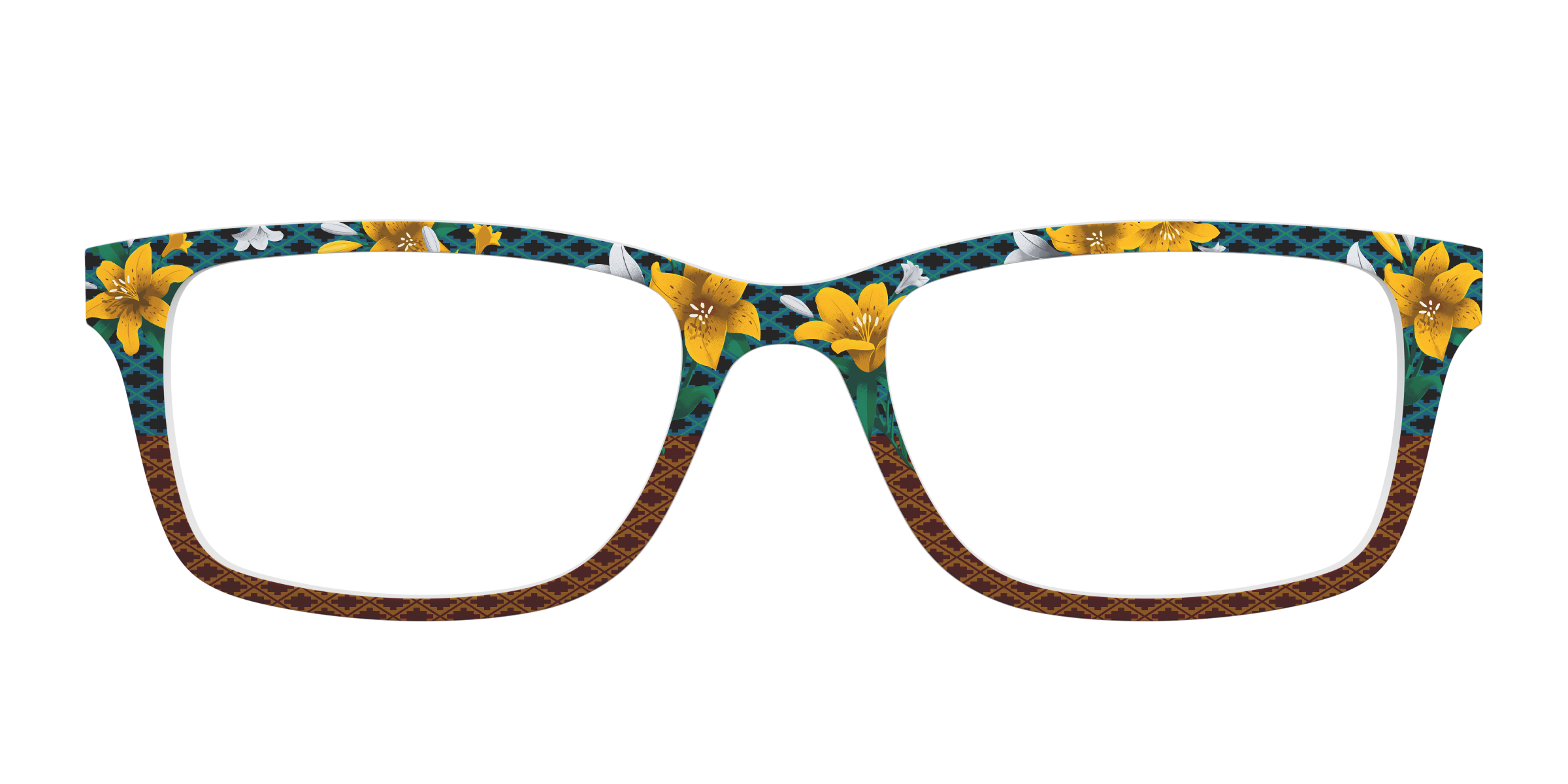 Pair Eyewear Collabs Lily Lattice top occhiali FK2