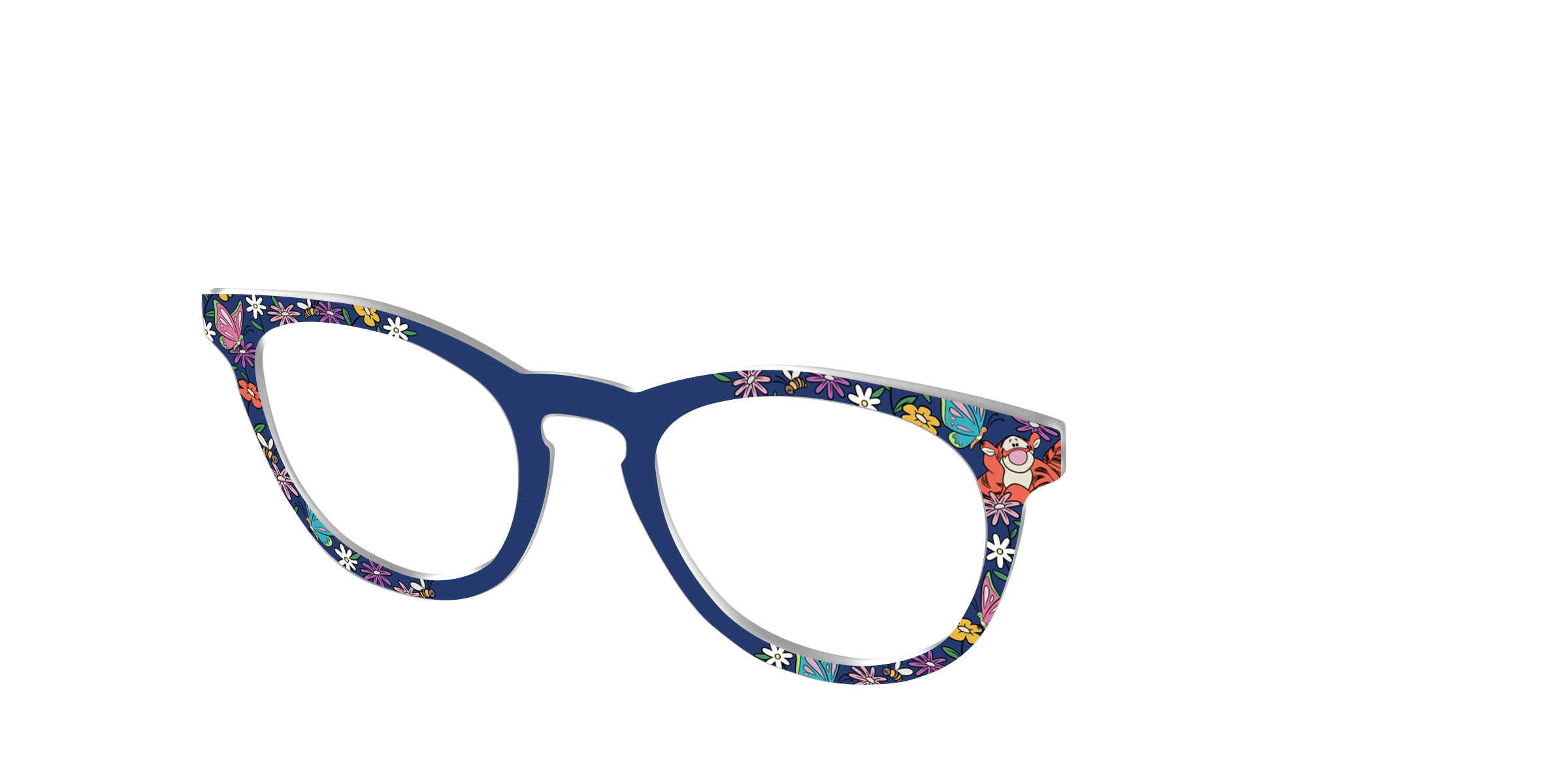 Pair Eyewear Collabs Tigger Butterfly Garden top Cedro