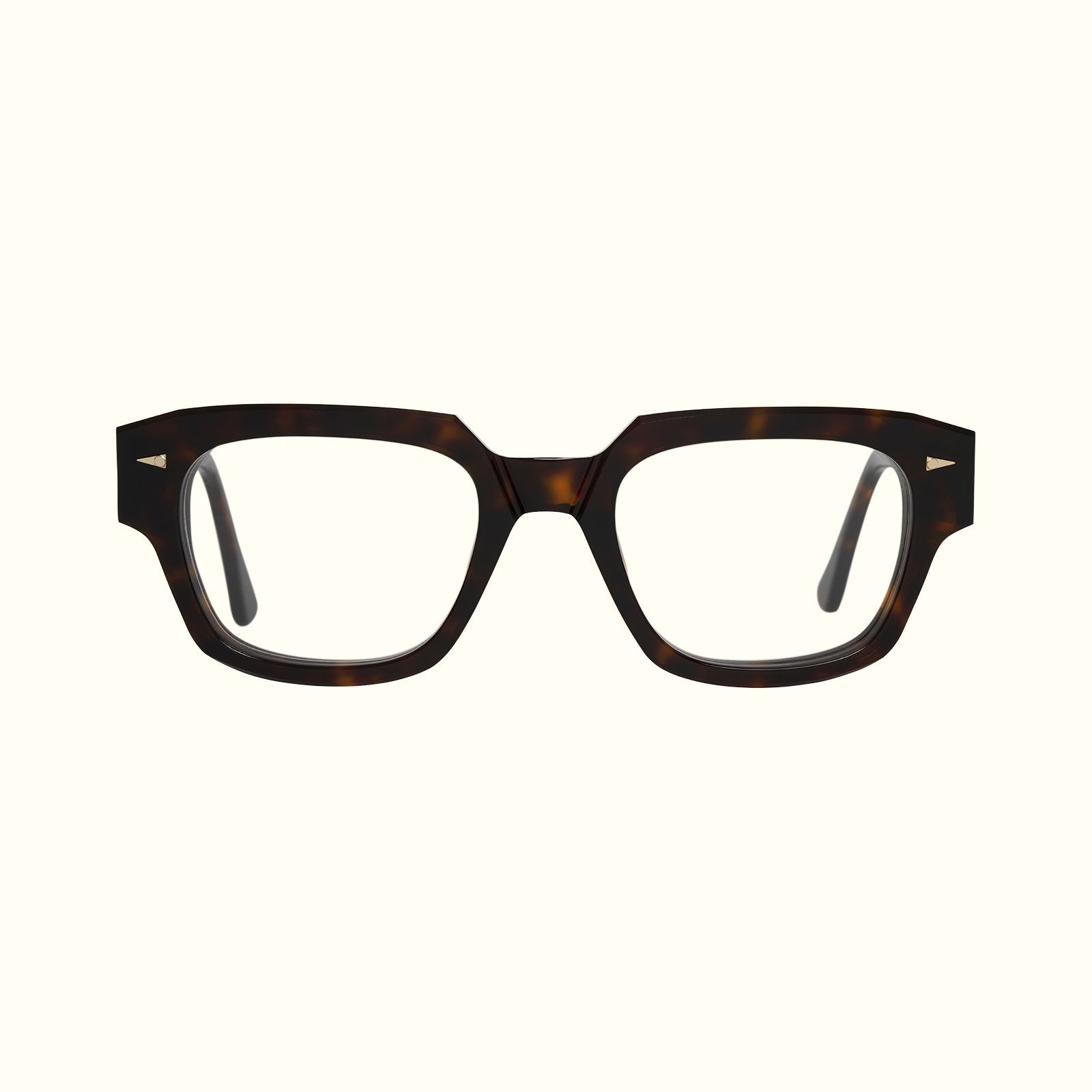 AHLEM Rivoli montatura vista Dark Turtle acetato oro
