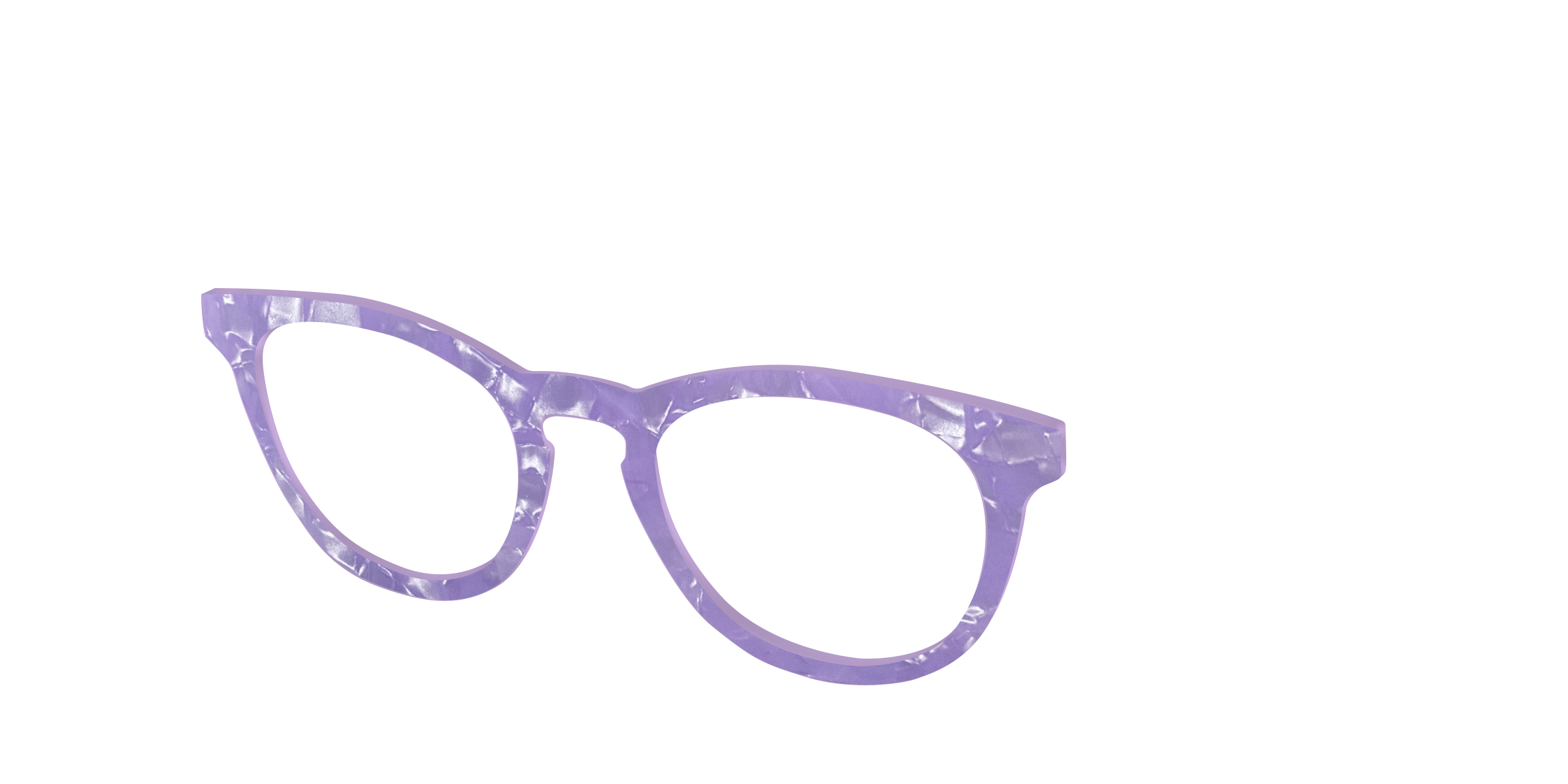 Pair Design Tops The Amethyst Pearl Marble top occhiali effetto marmo