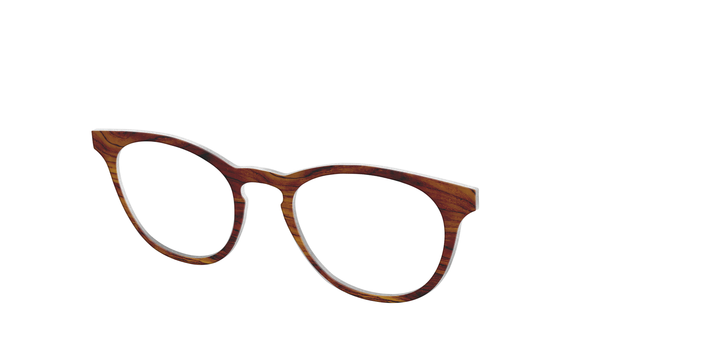 Pair Eyewear Solid Tops Woodgrain top marrone effetto legno