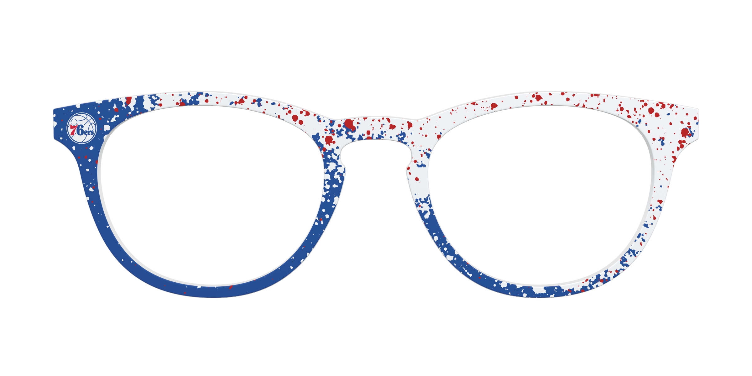 Pair Eyewear School Spirit 76ers Splatter top per Brook