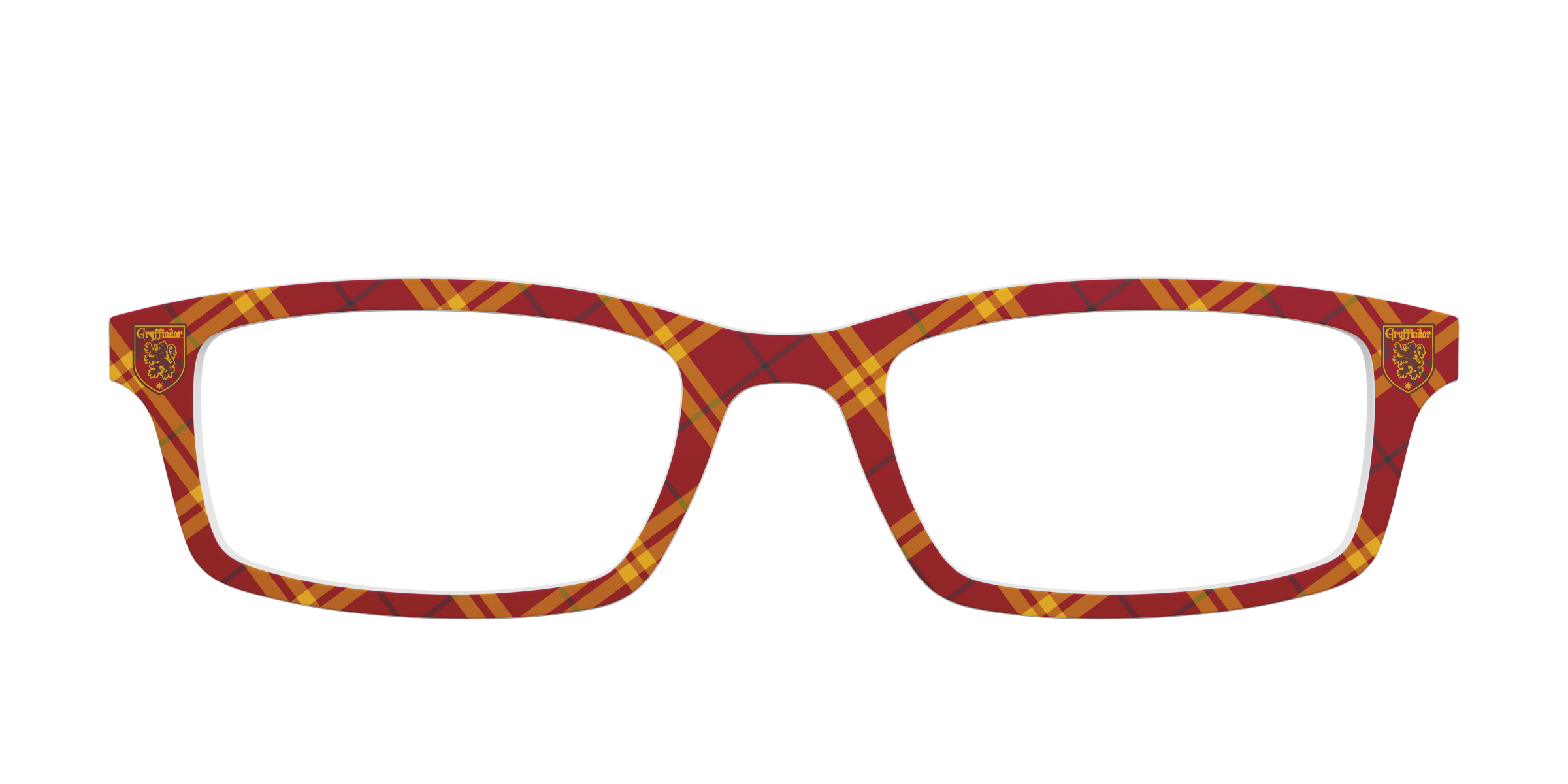 Pair Eyewear Collabs Gryffindor Plaid top occhiali Cedro