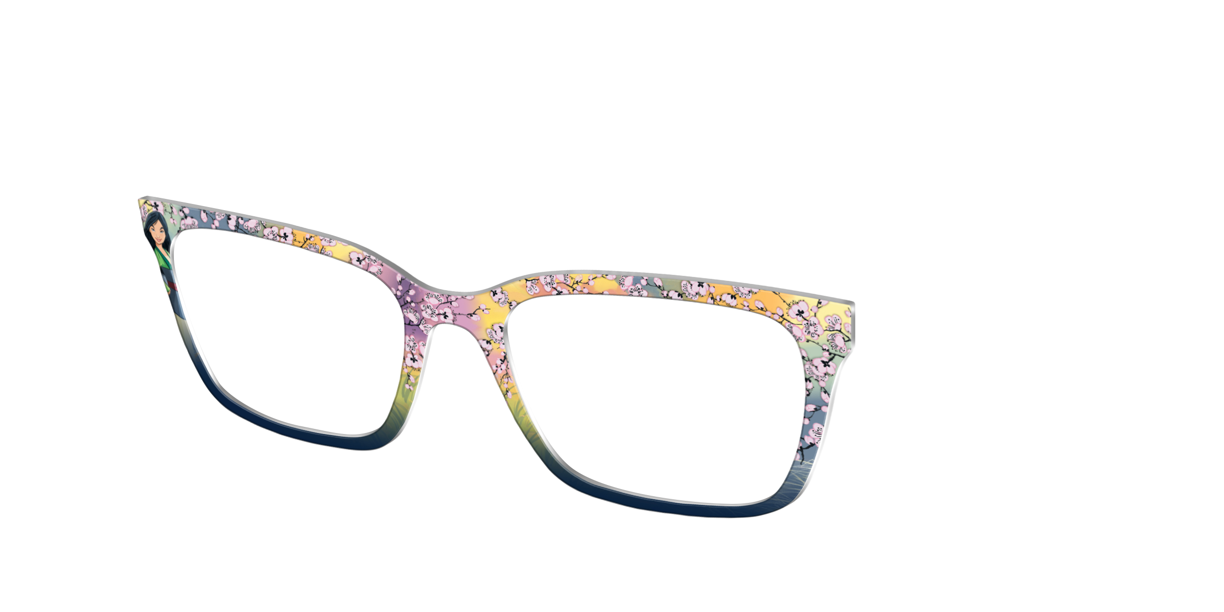 Pair Eyewear Collabs Mulan Plum Blossoms top occhiali rosa