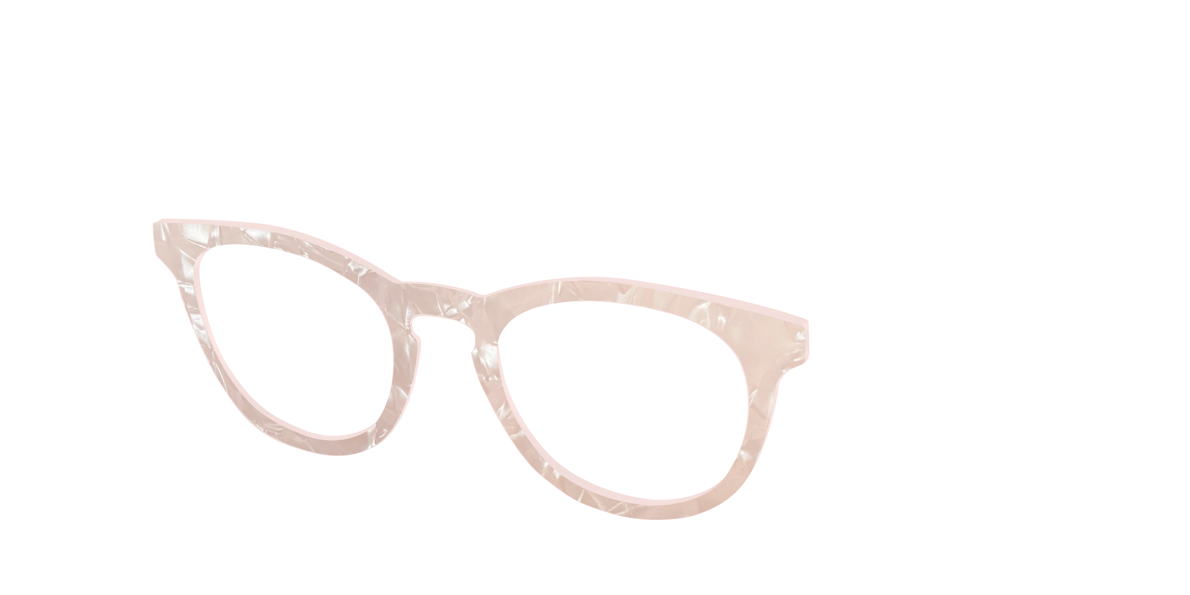 Pair Eyewear Design Tops Rose Quartz Pearl Marble top Cedro