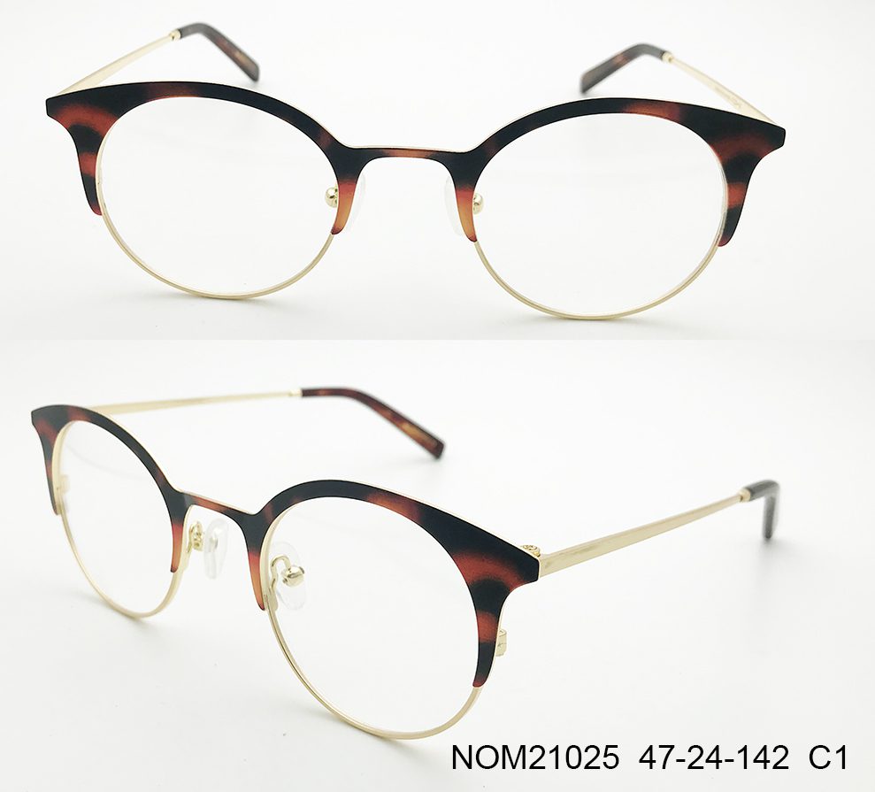 Ouyuan NOM21025 occhiali da vista acciaio unisex 47-24-142